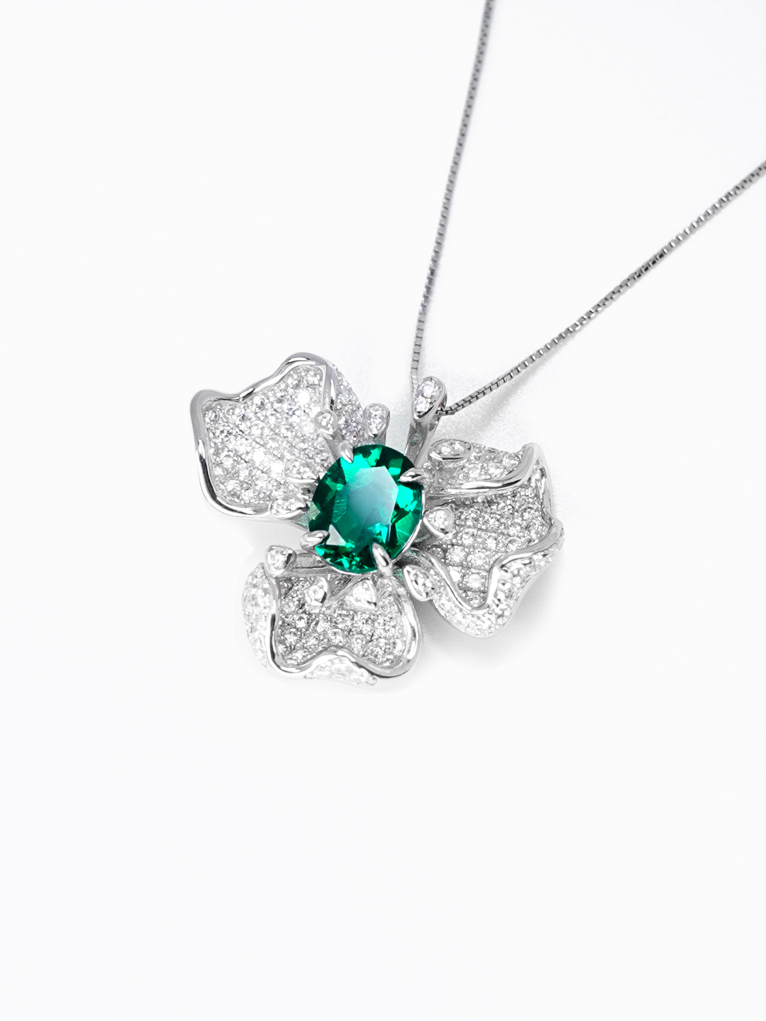 rhyme Floral - Emerald