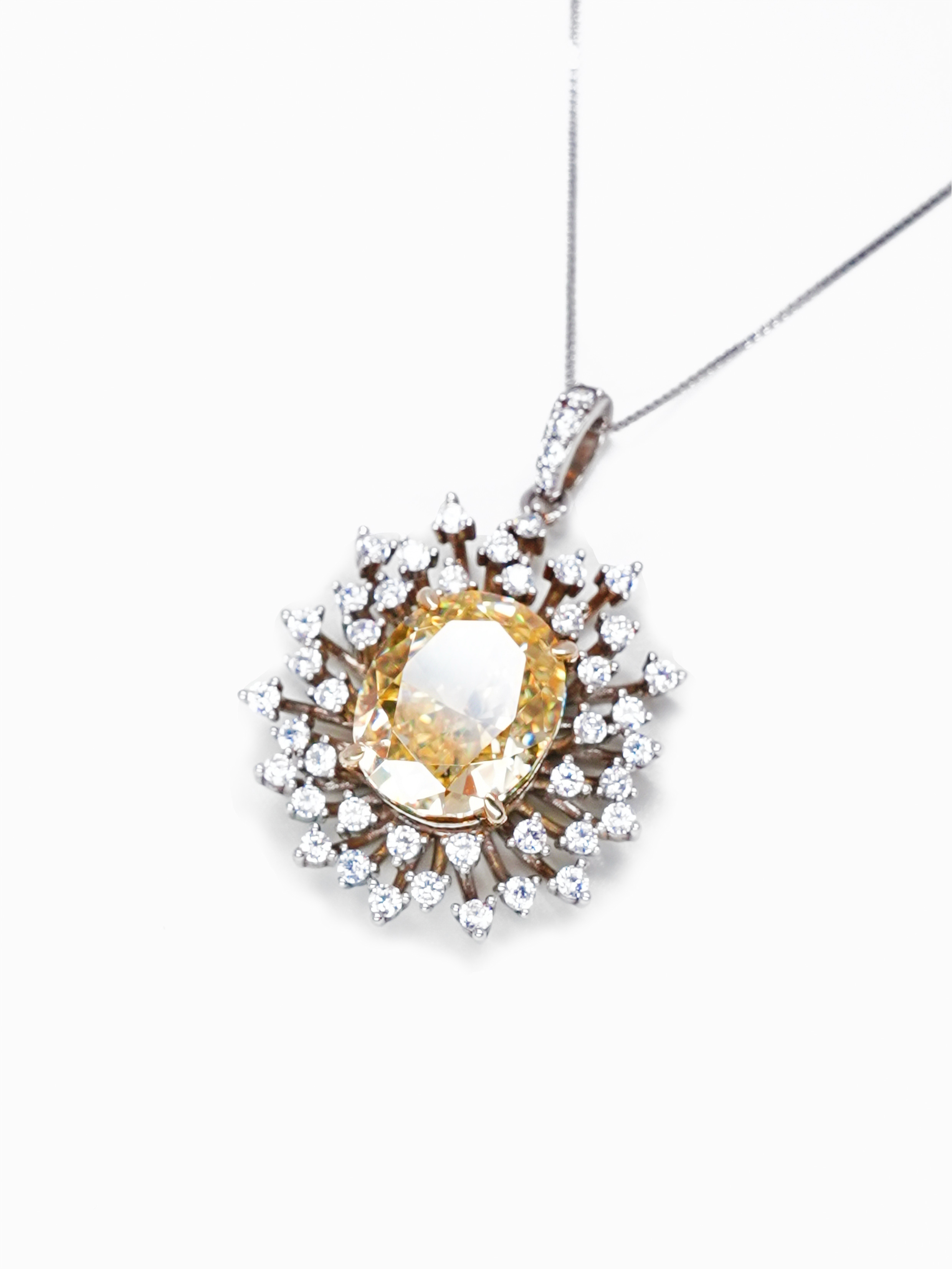 Golden Sunburst - Cubic Zirconia