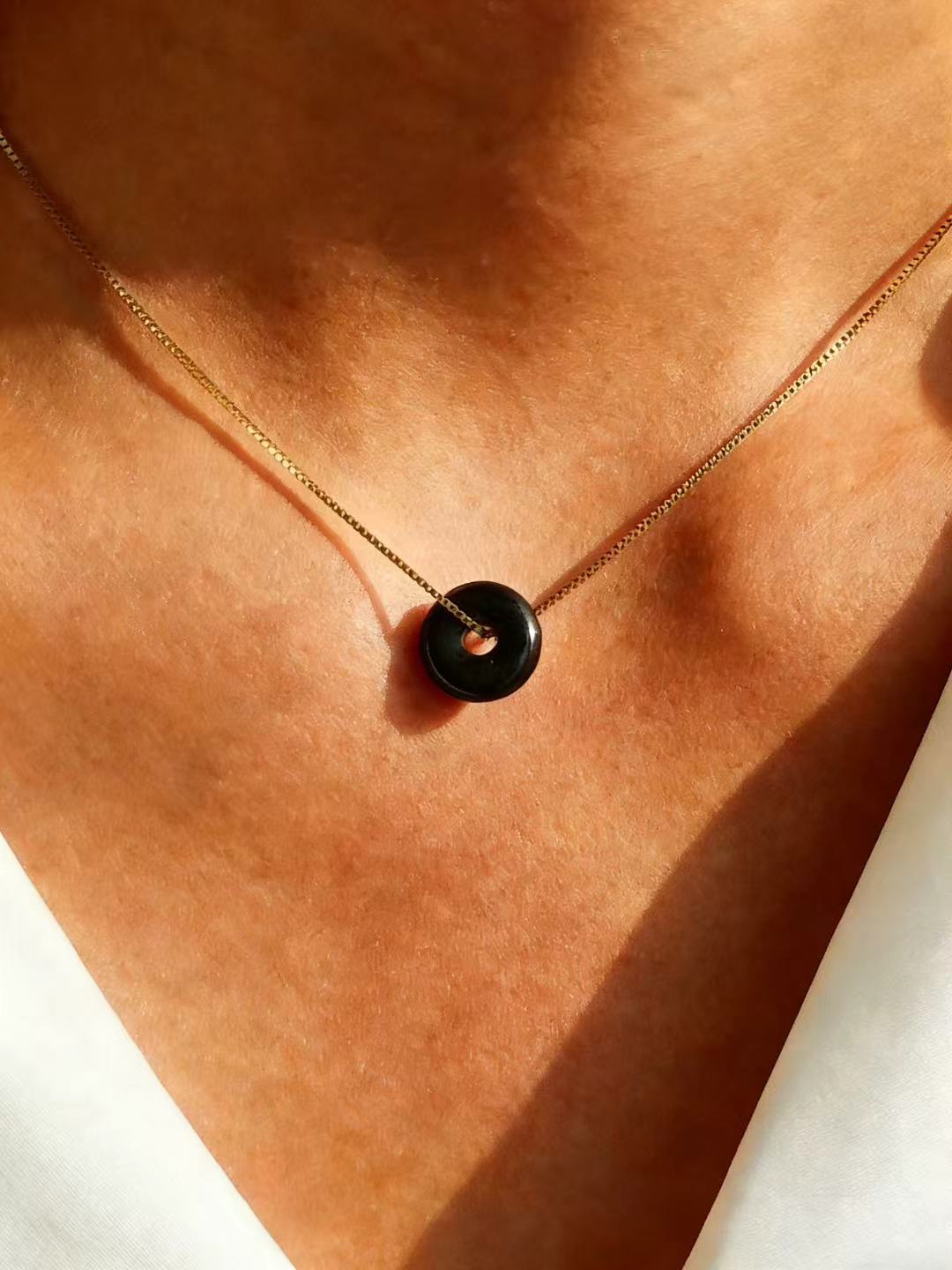 Circle of Wholeness - Black obsidian