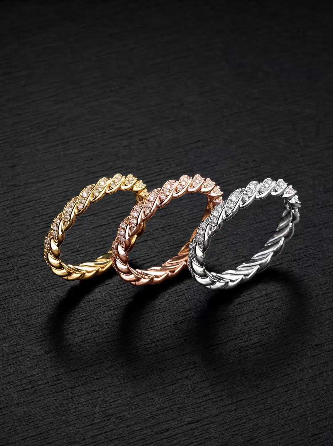 Twisted Spark Ring