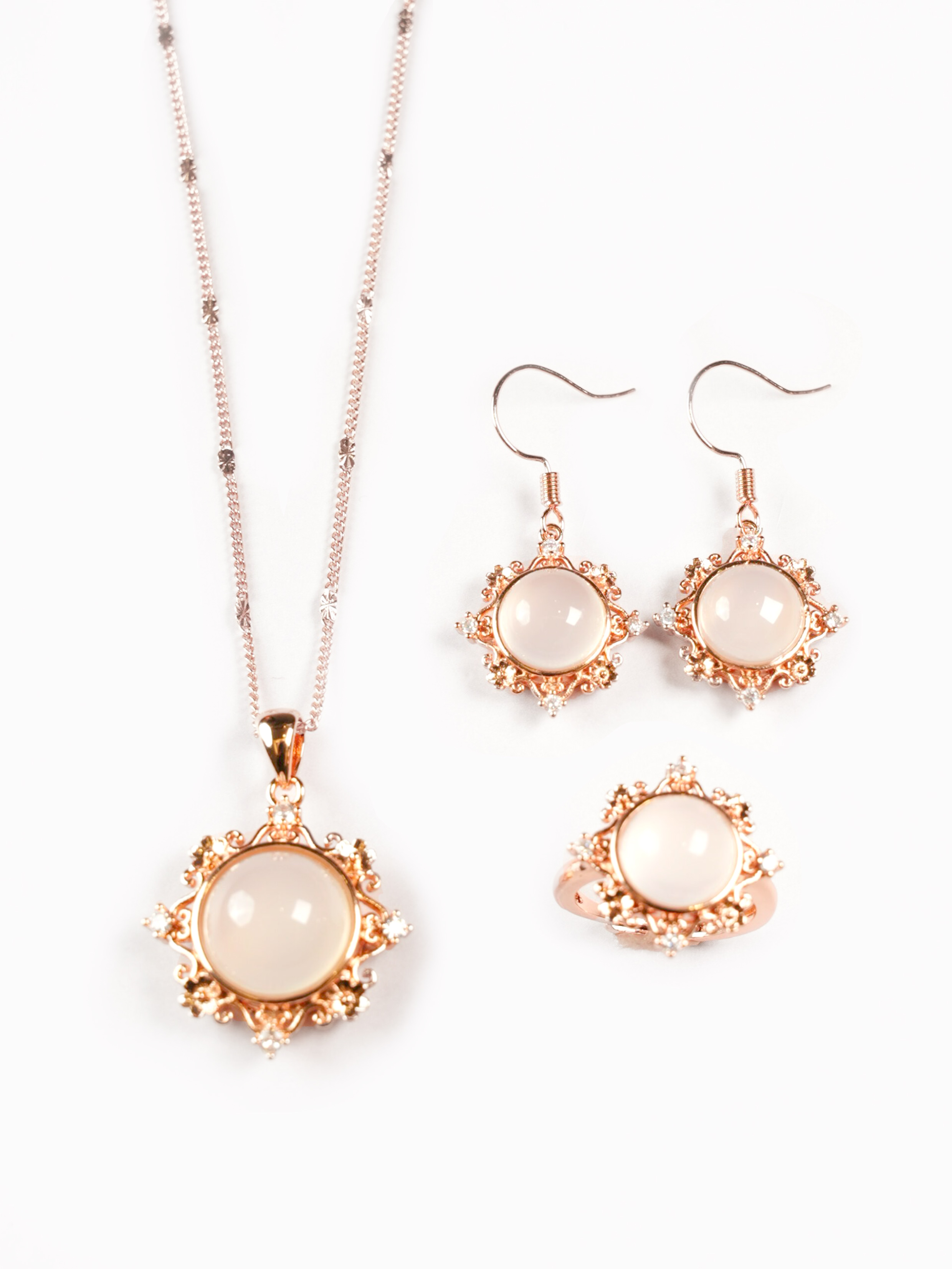 Moonlit Blossom Series - Chalcedony