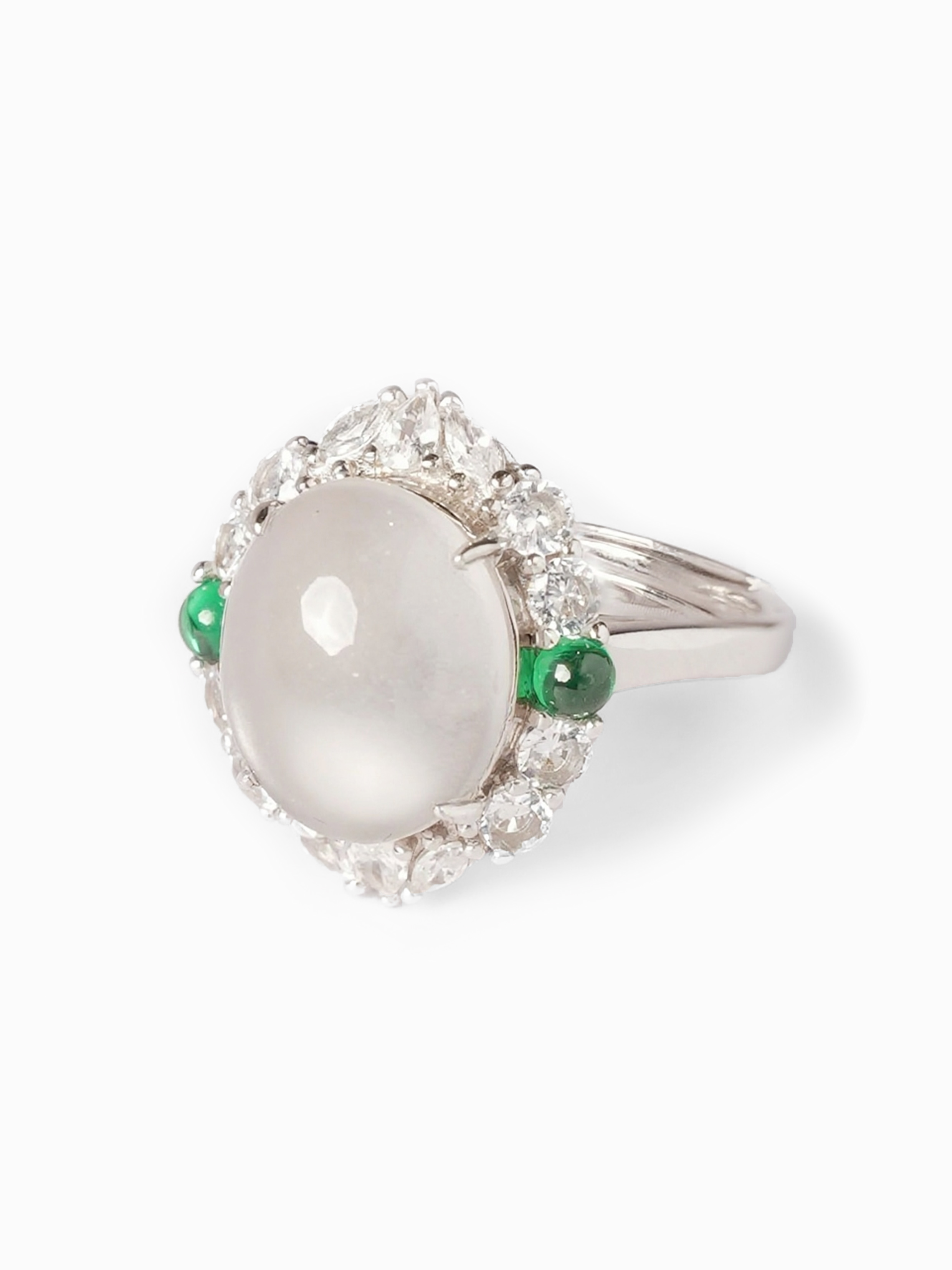 Snowflakes Dancing on Fingertips - Chalcedony