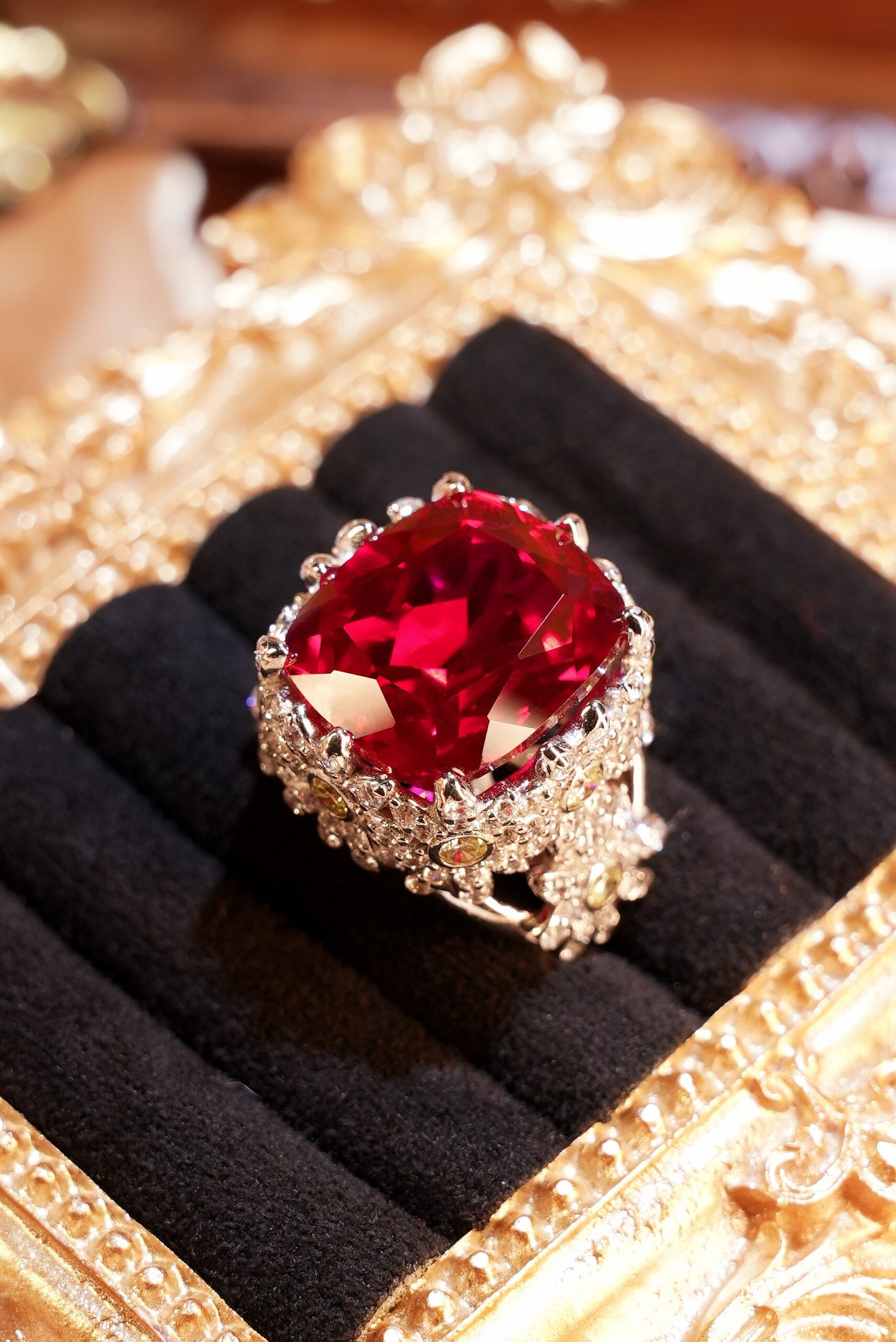 Crimson Mist and Stellar Glow