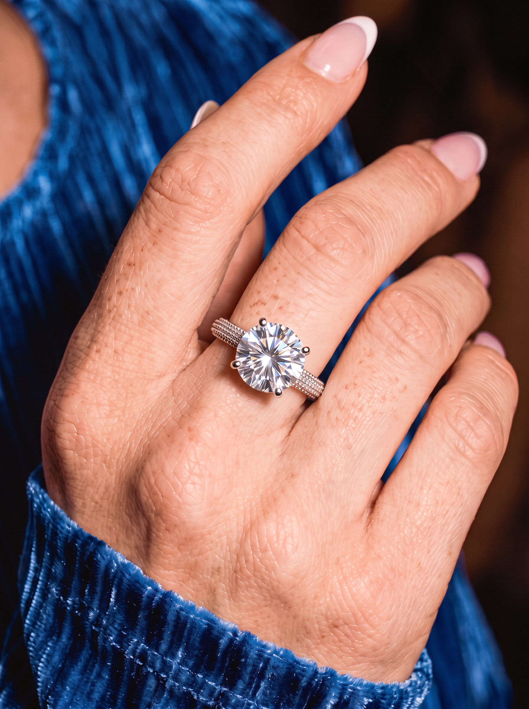 Clear Quartz-Radiant Starburst Ring-Radiant Bloom