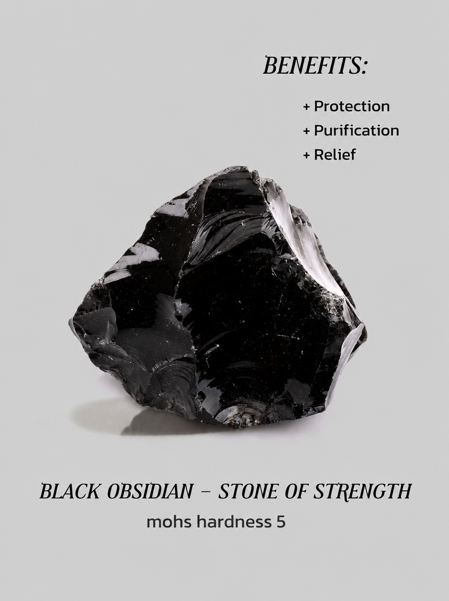 Obsidian-360-Degree Faceted Ring
