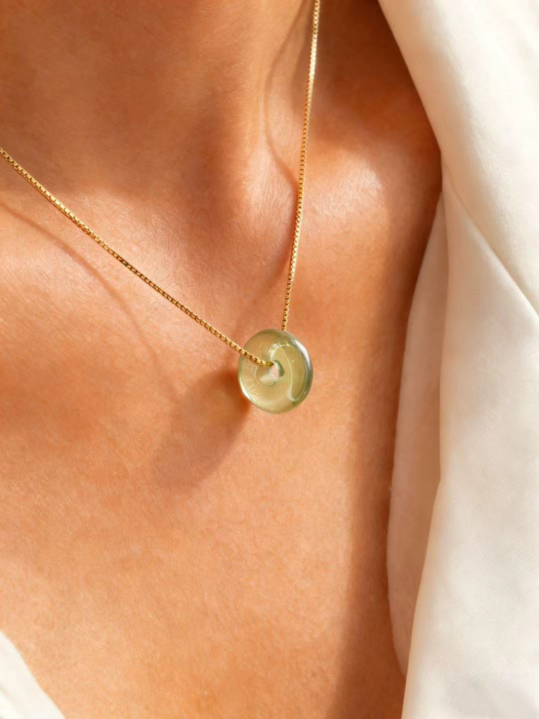 Circle of Wholeness - Green Sapphire