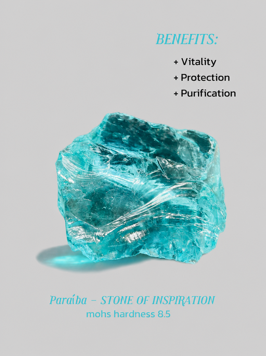 Paraíba-360-Degree Faceted Ring