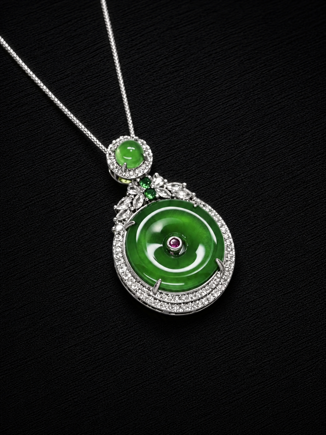 Agate Necklace-Evergreen Essence 