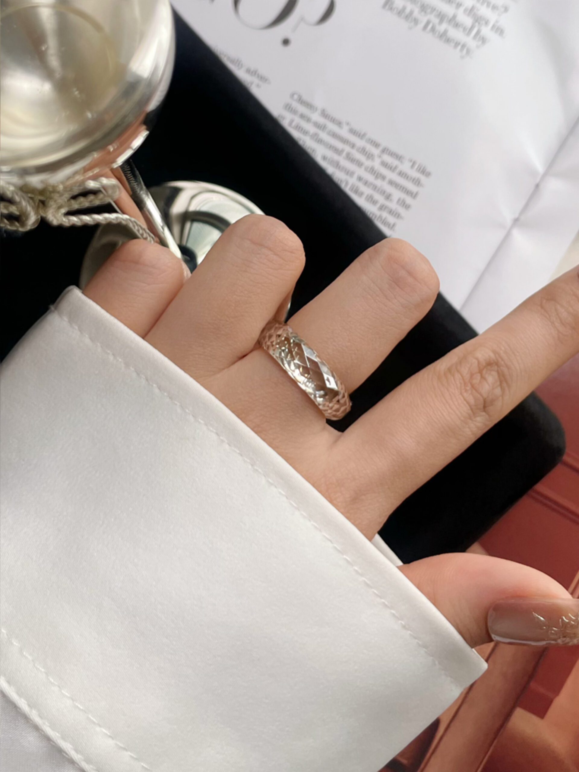 Immortal Moissanite -  Solid faceted