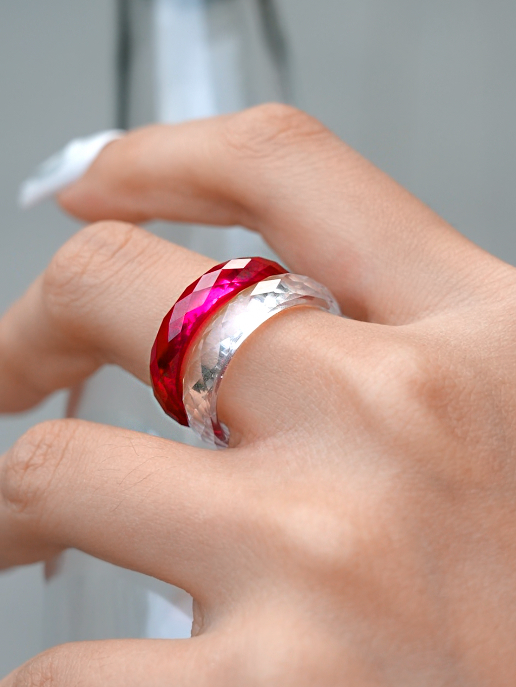 Immortal ruby - Solid faceted