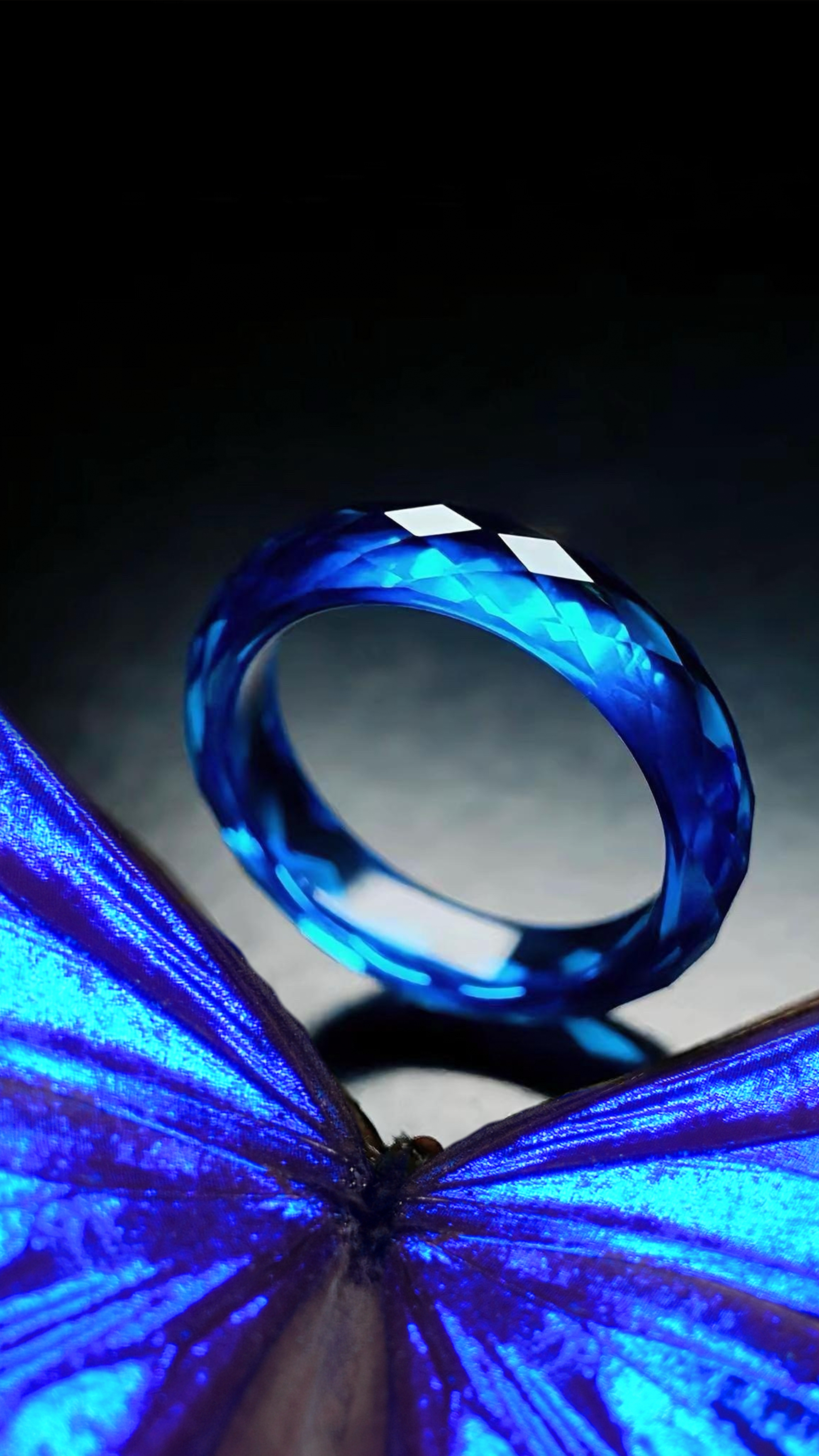 Immortal Sapphire - Solid faceted