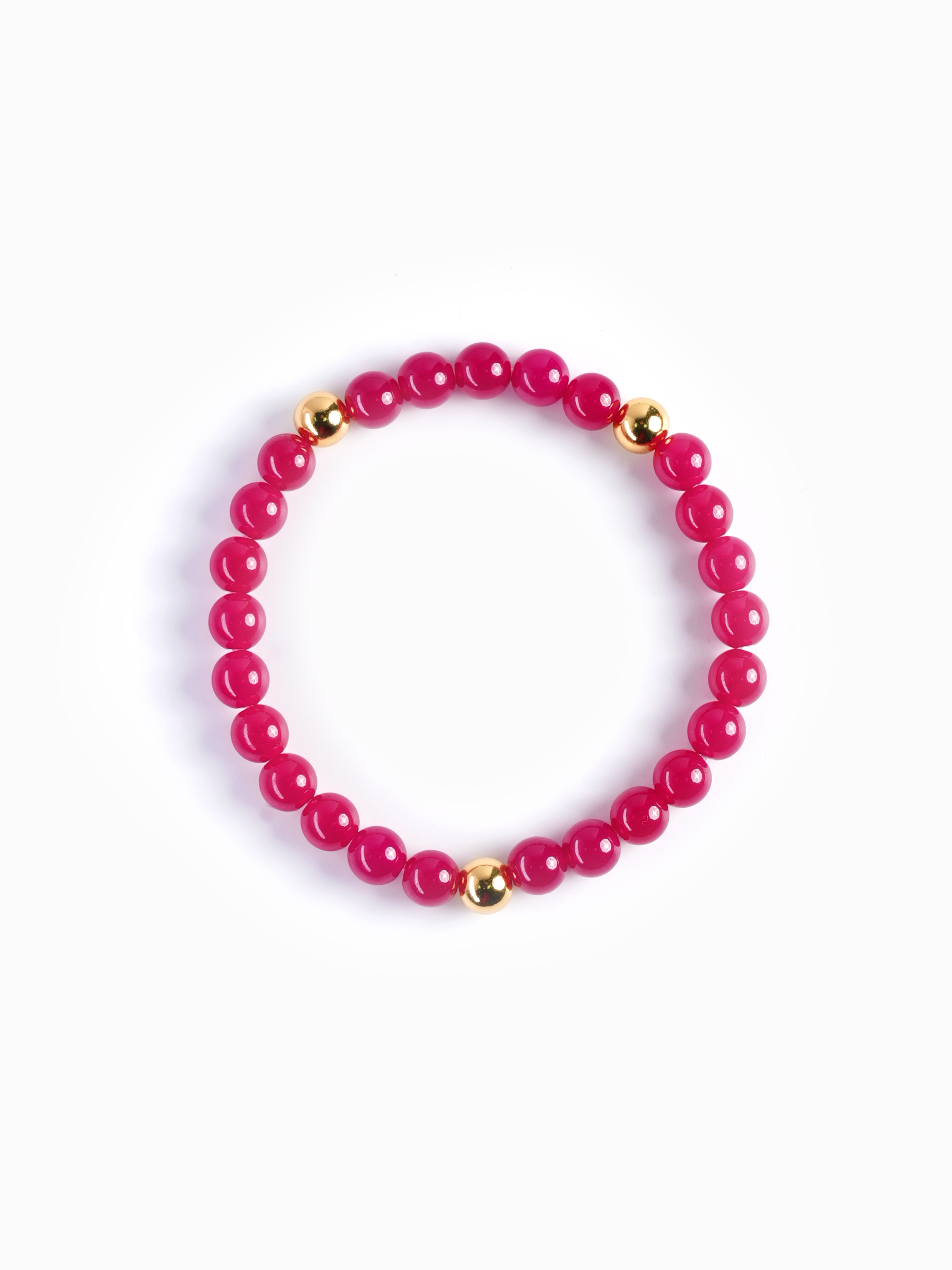 Ruby Bracelet - Crimson Starlight