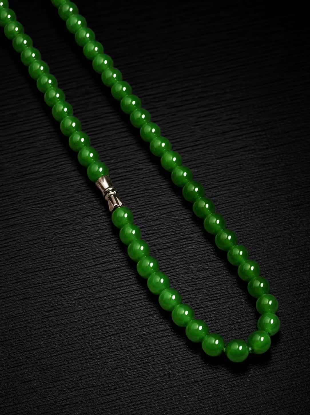 Agate Necklace-Green Echo