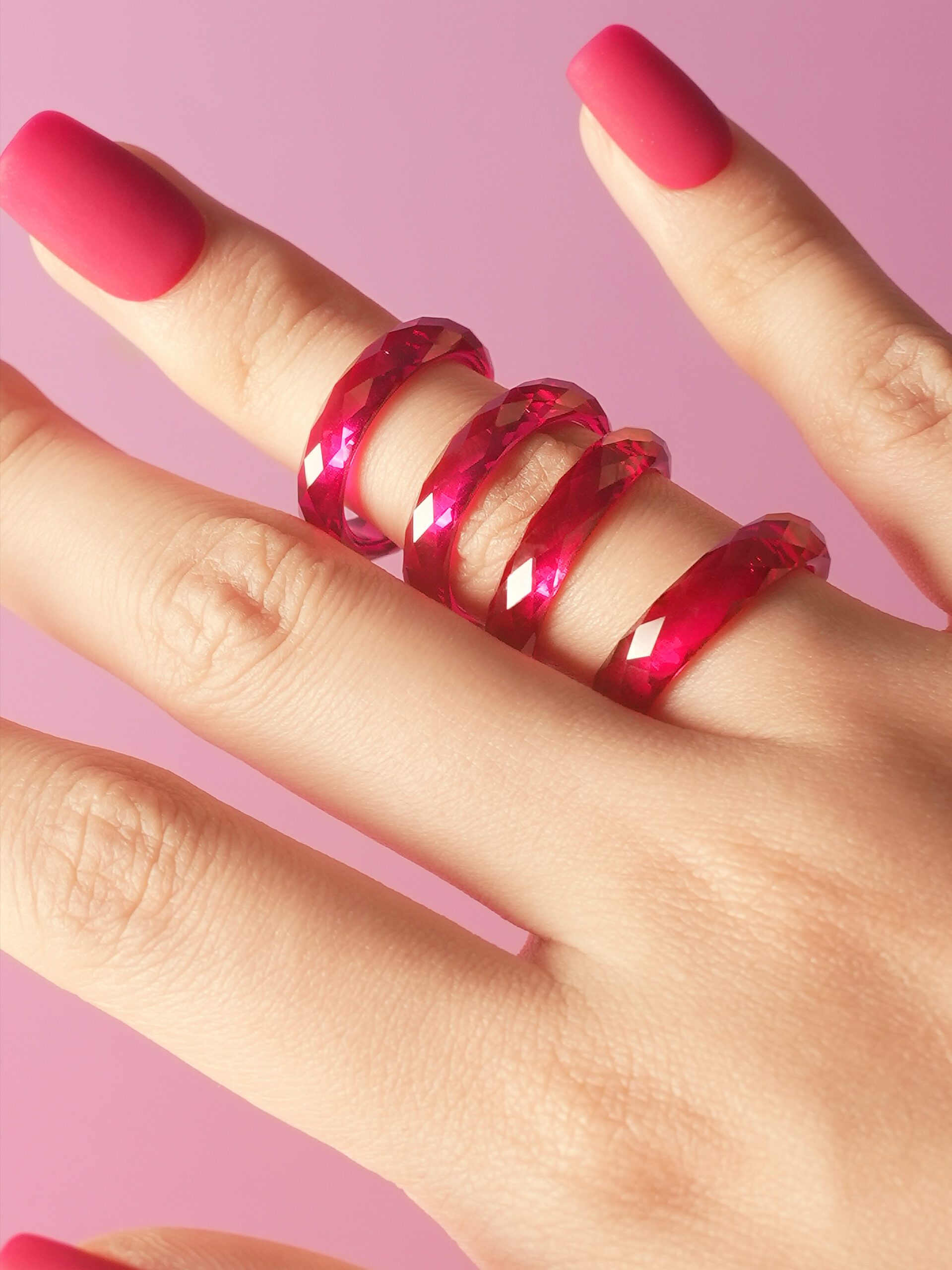 Immortal ruby - Solid faceted