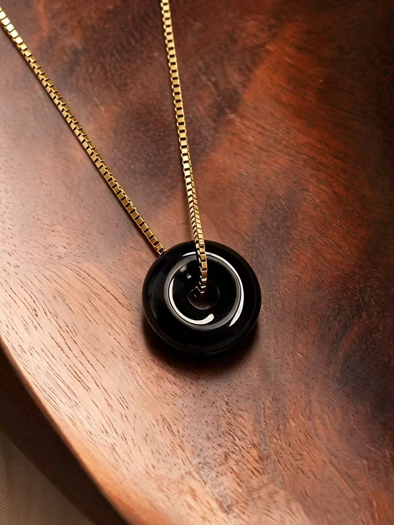 Circle of Wholeness - Black obsidian
