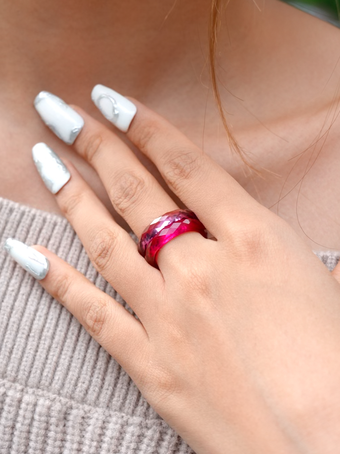 Immortal Purple Sapphire - Solid faceted