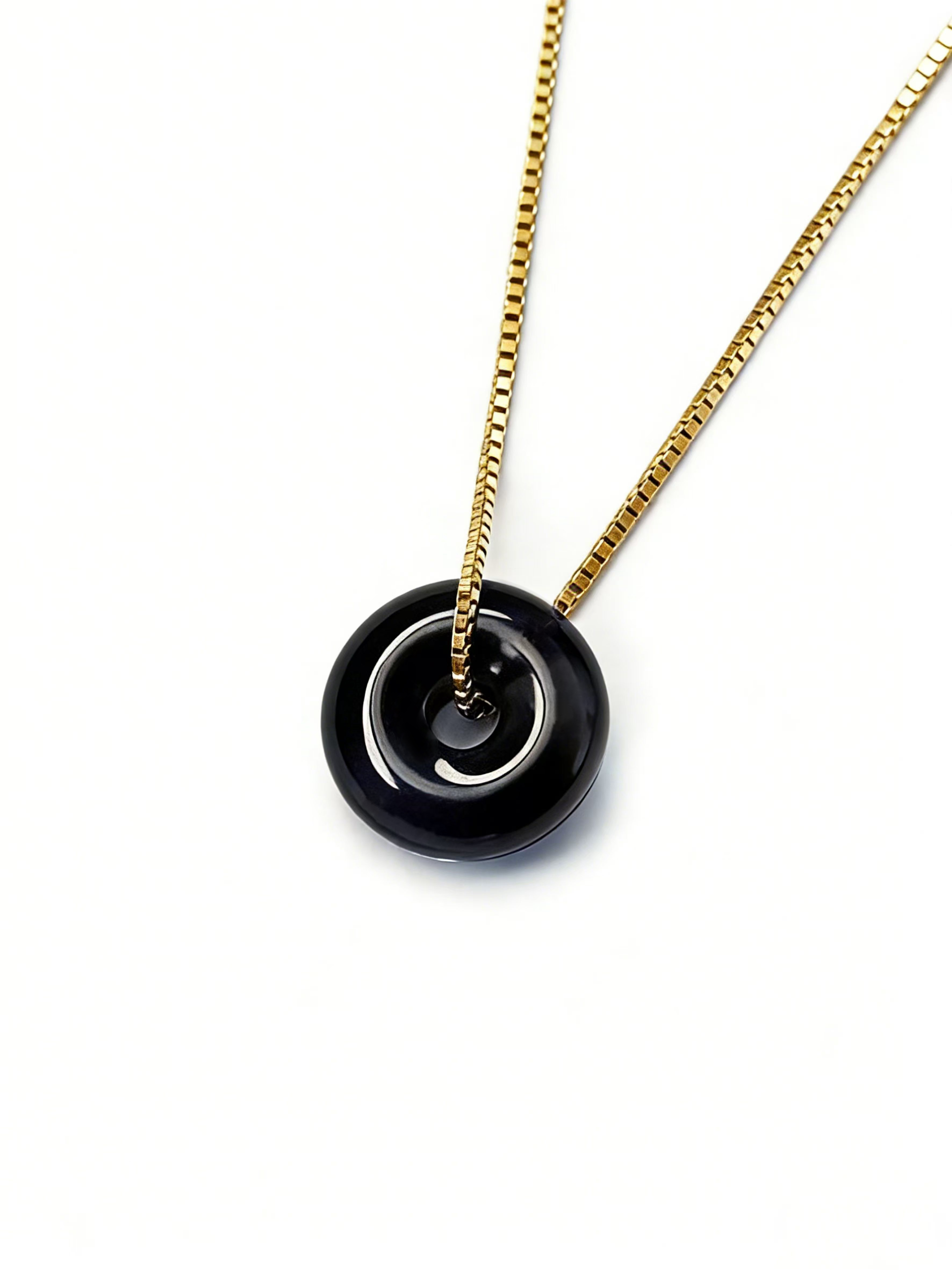 Circle of Wholeness - Black obsidian