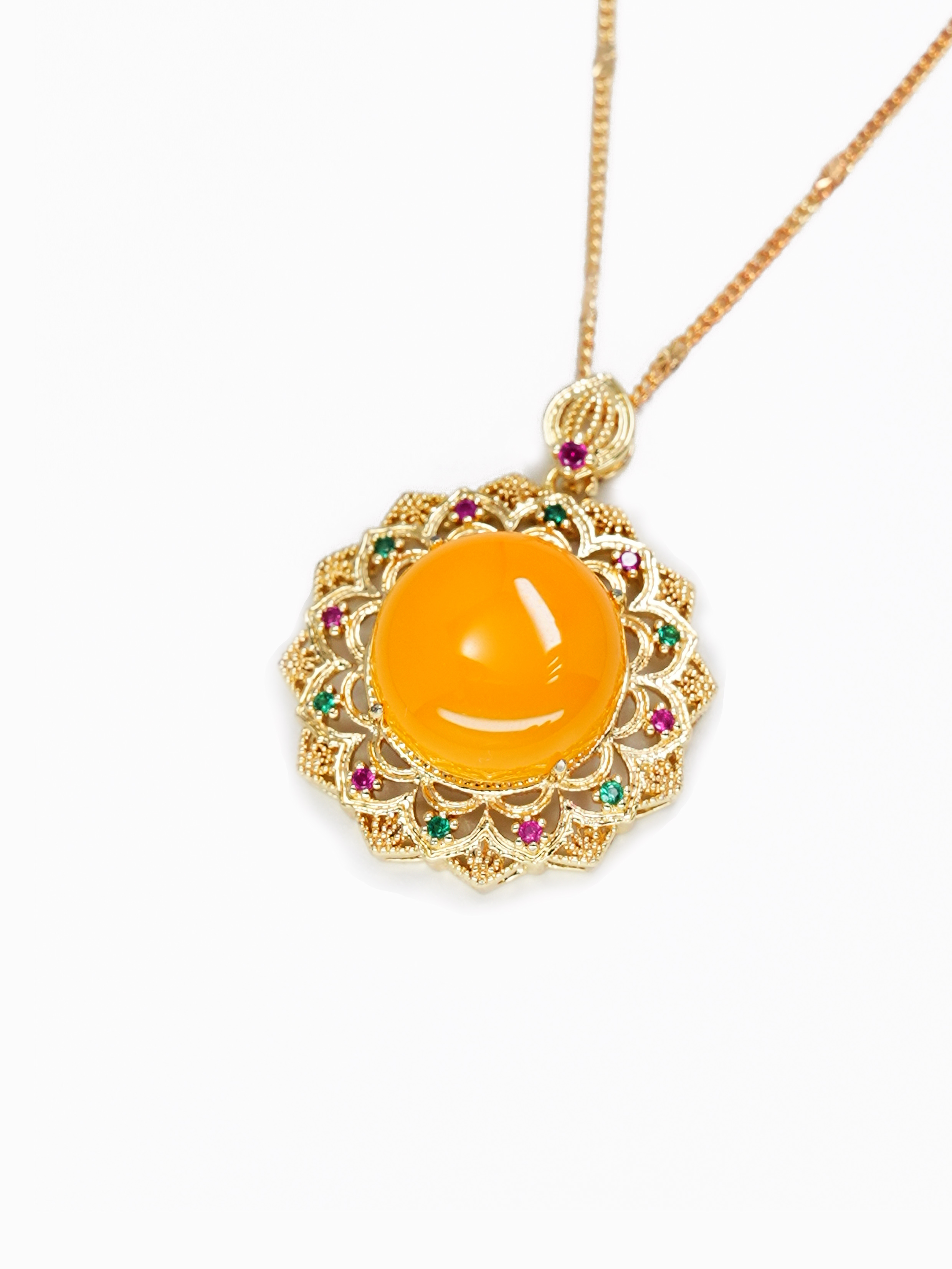 Amber Flame - Chalcedony