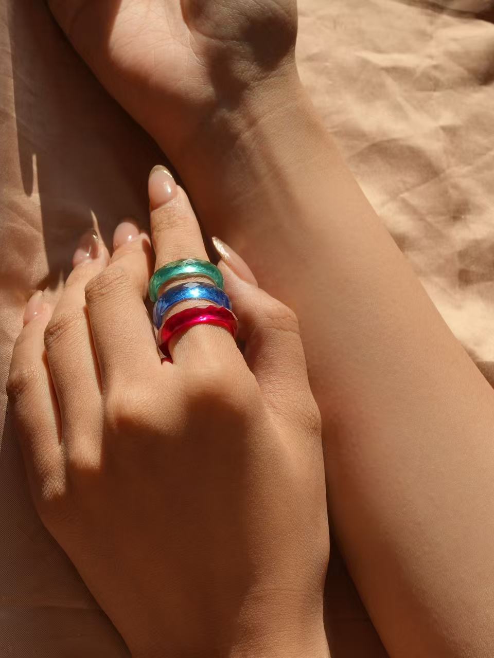 360-Degree Faceted Paraíba Ring