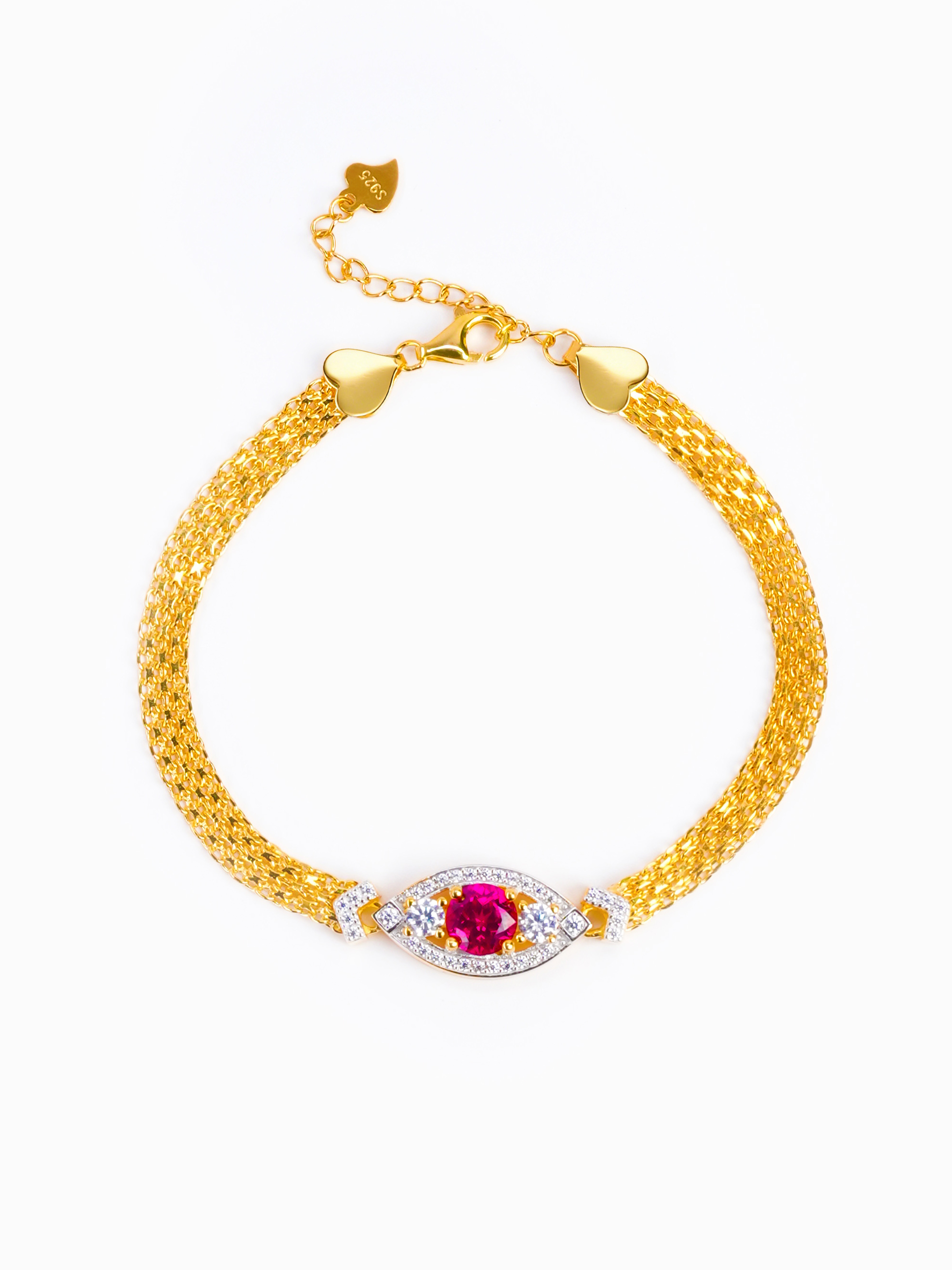Ruby Bracelet - Blazing Heart's Eye