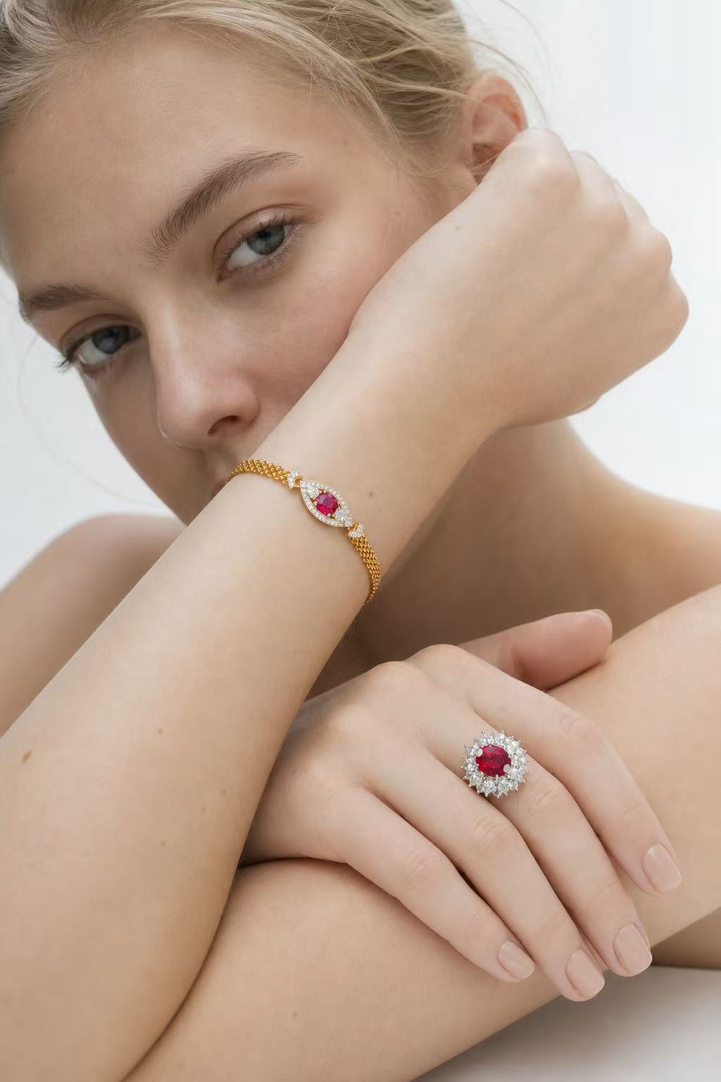 Ruby Bracelet - Blazing Heart's Eye
