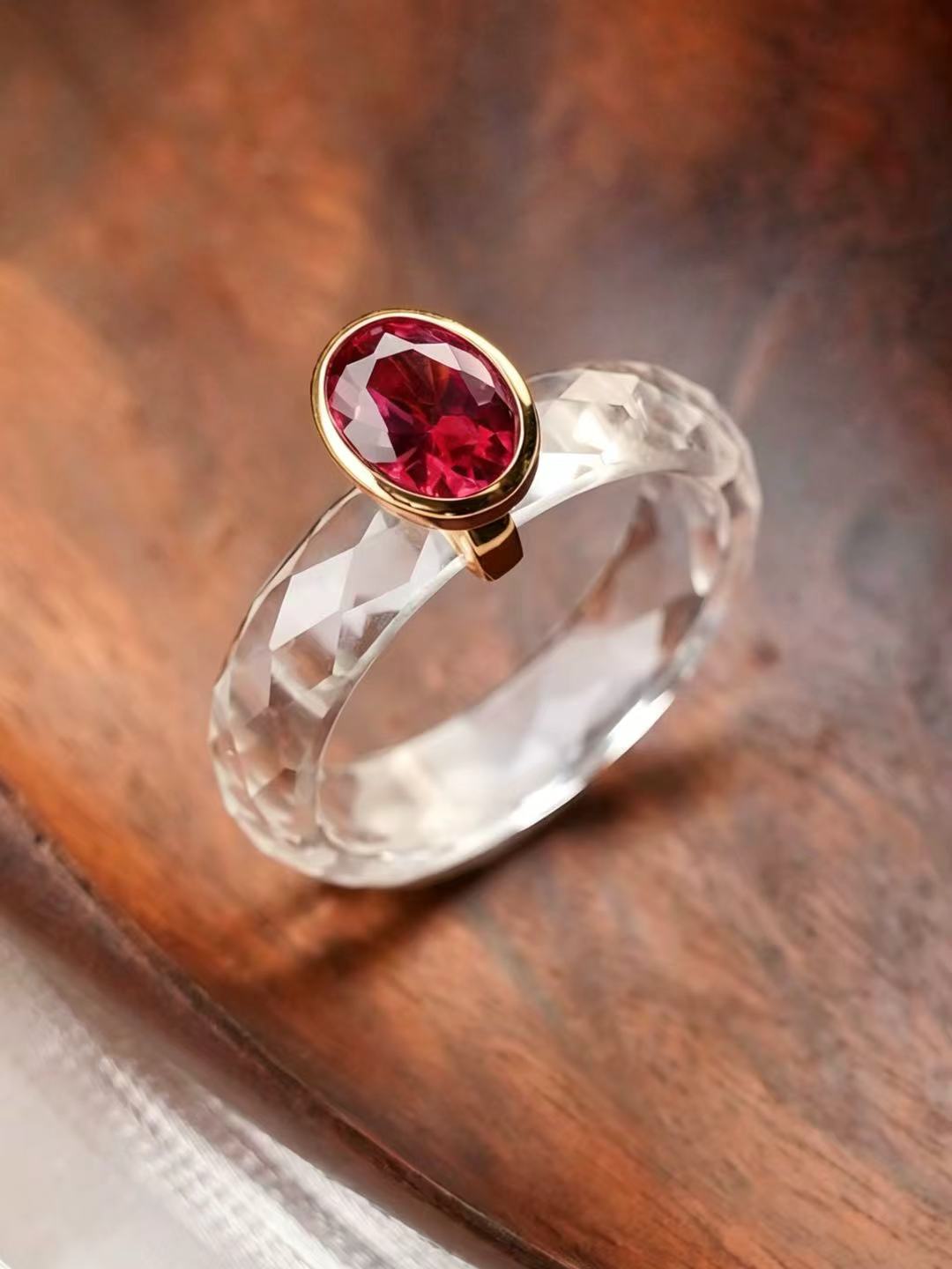Aura Vitality Ruby White Sapphire