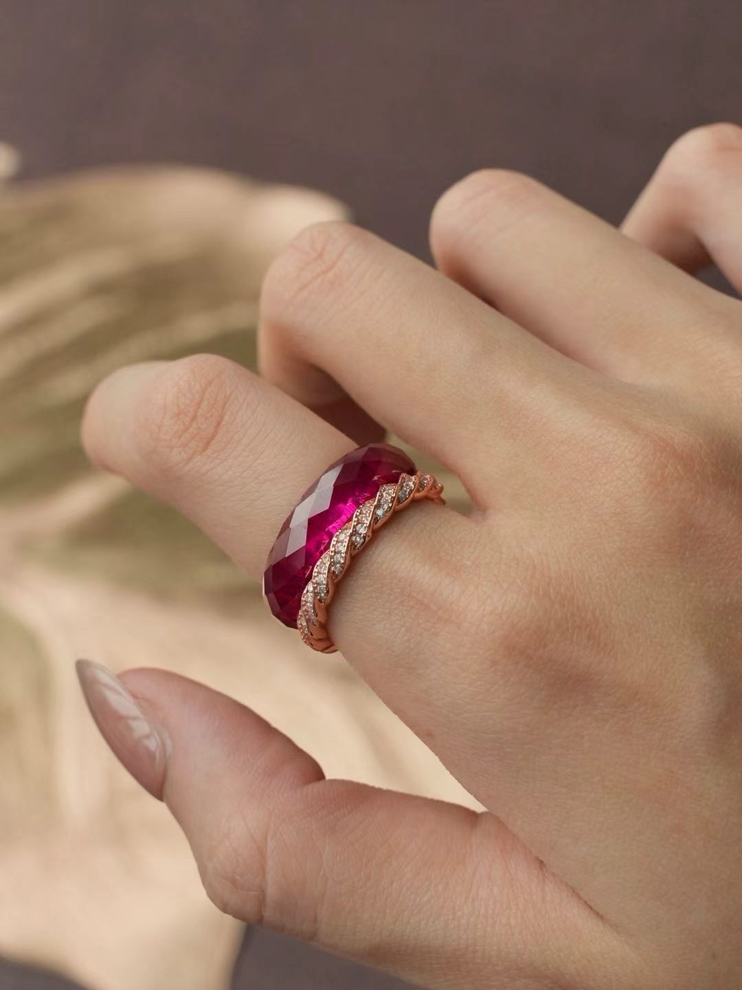 Twisted Spark Ring
