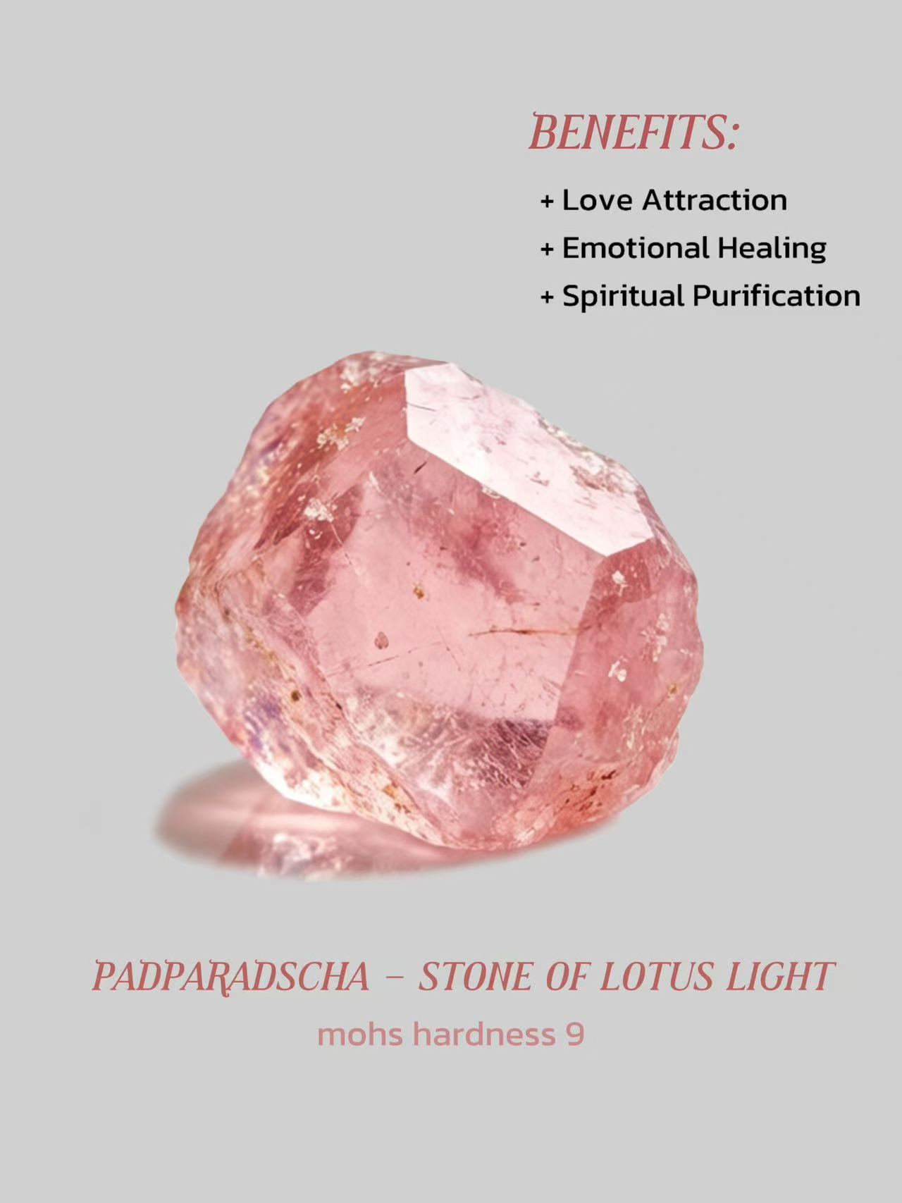 360-Degree Faceted Padparadscha Ring