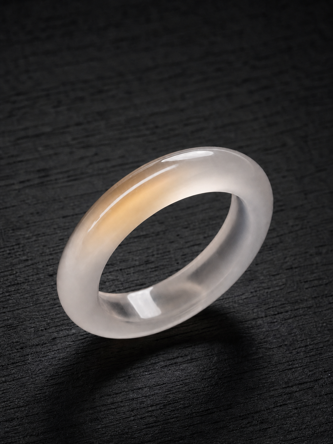 Agate-Sugar-Hued-360-Degree Cabochon Ring