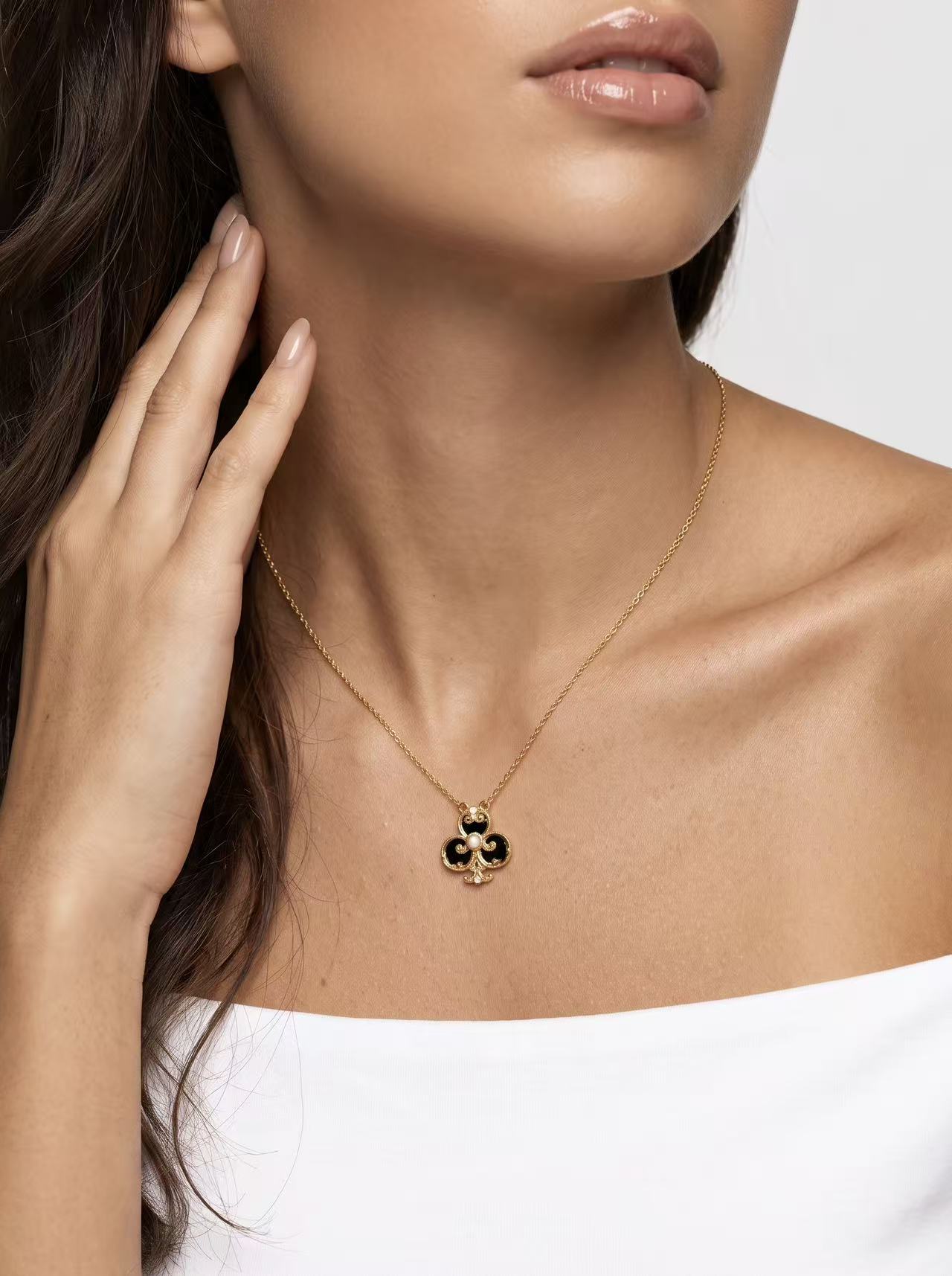 Black Agate Necklace - Nocturne