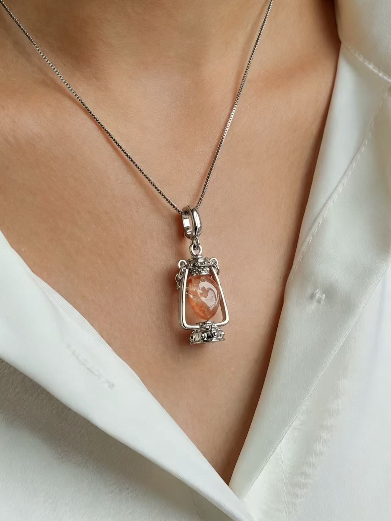 Enchanted Lantern - Rose Quartz