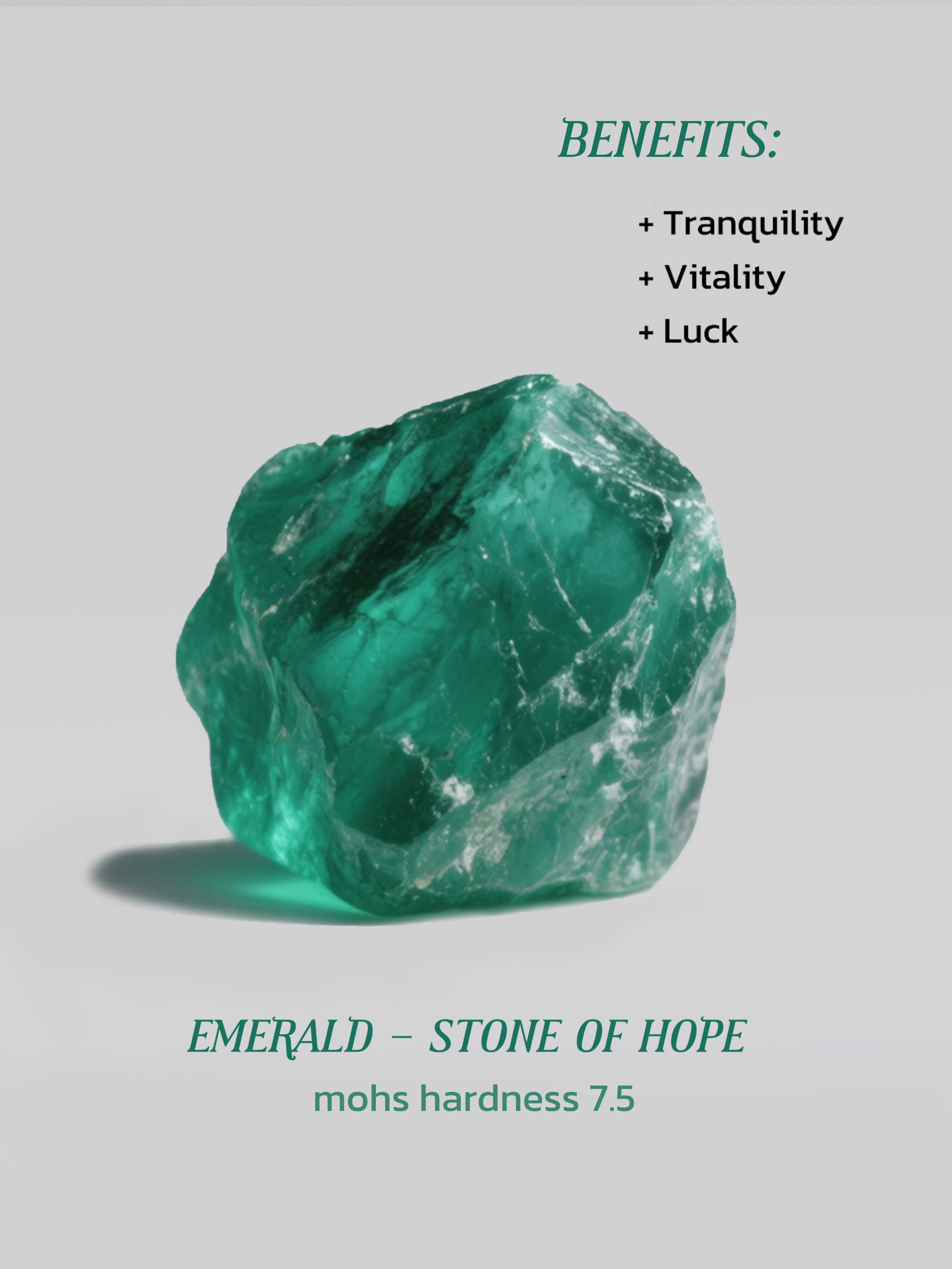 360-Degree Faceted Emerald Ring