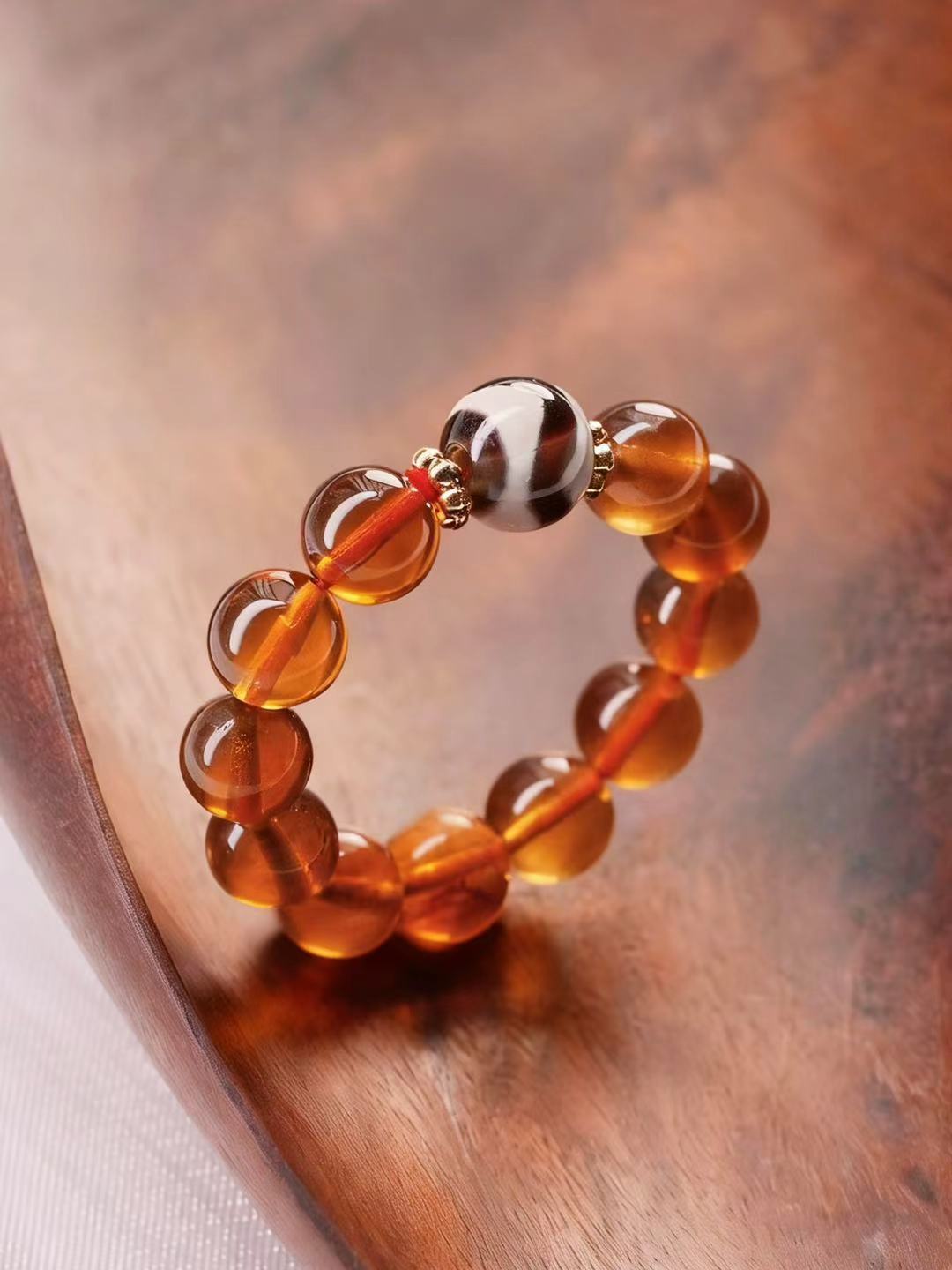 Autumn Glow Tea Amber Ring