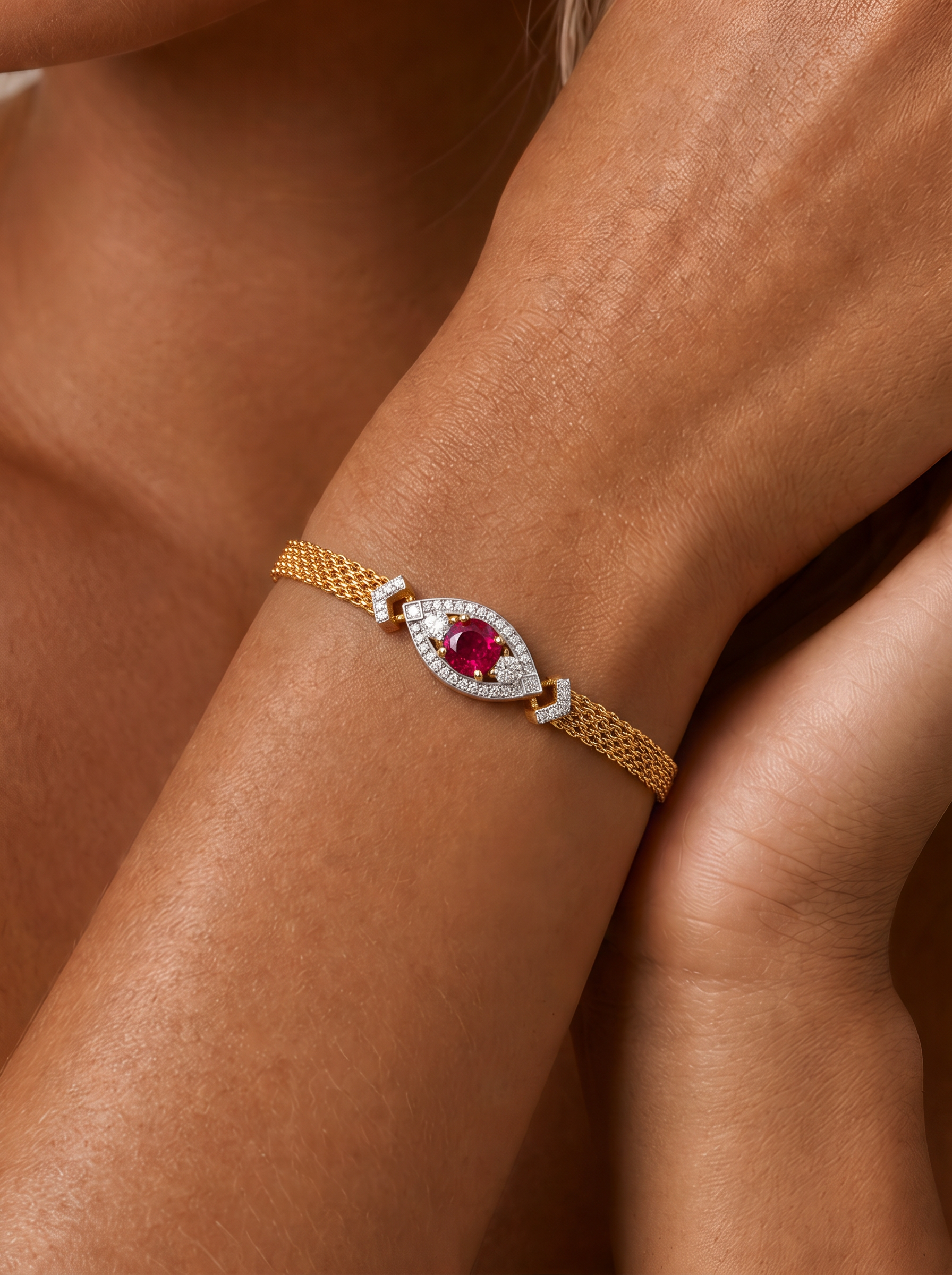 Ruby Bracelet - Blazing Heart's Eye