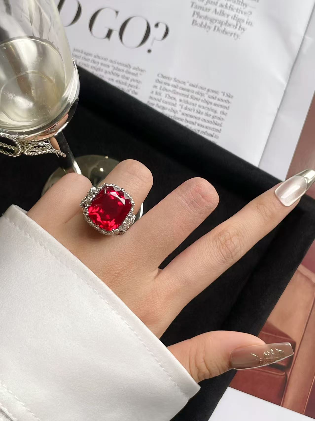 Crimson Mist and Stellar Glow