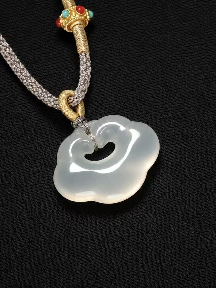 Agate Necklace-Blessed Cloud 
