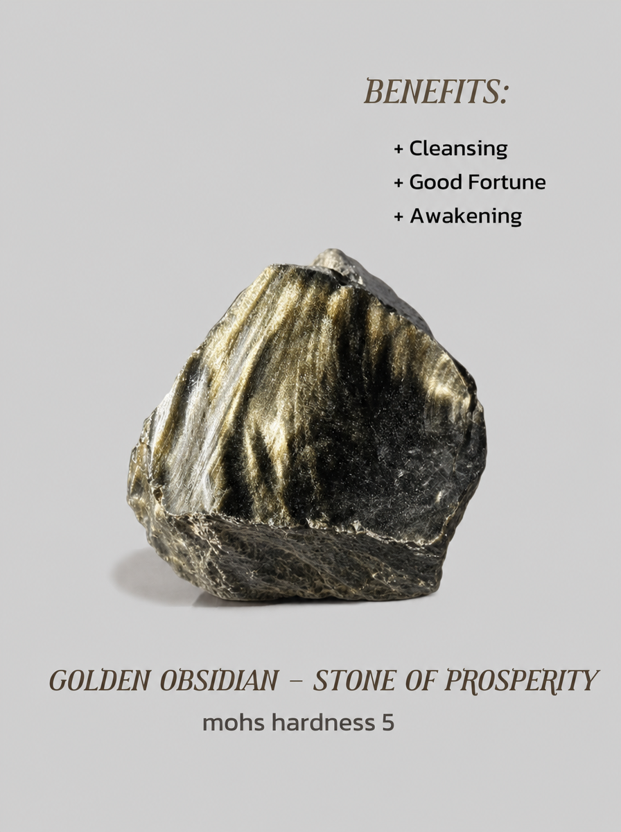 Golden Obsidian-360-Degree Faceted Ring