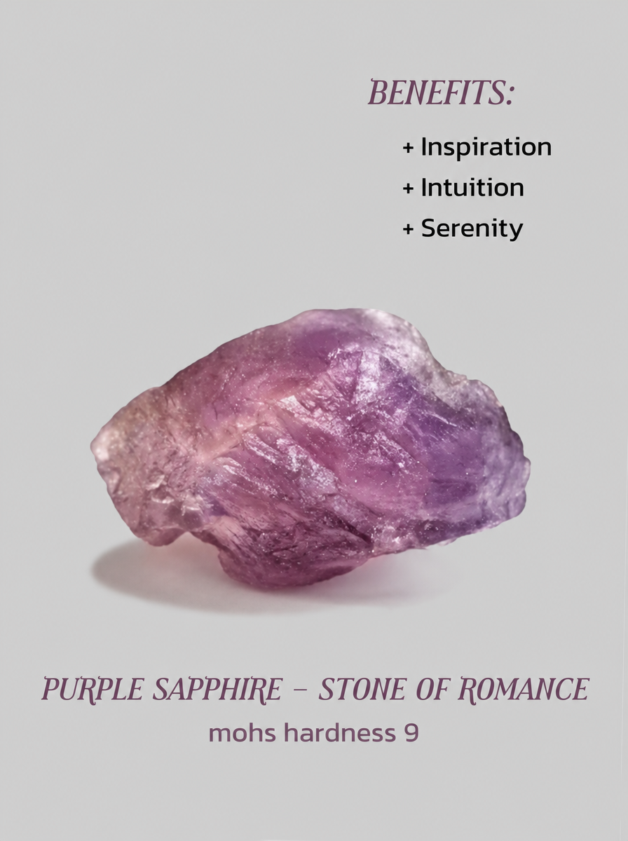 Purple Sapphire-360-Degree Faceted Ring