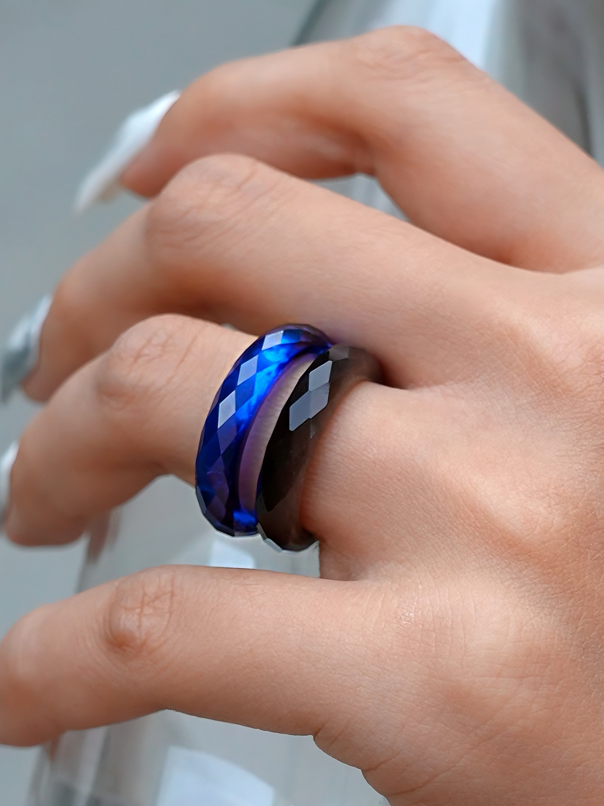 Immortal Sapphire - Solid faceted