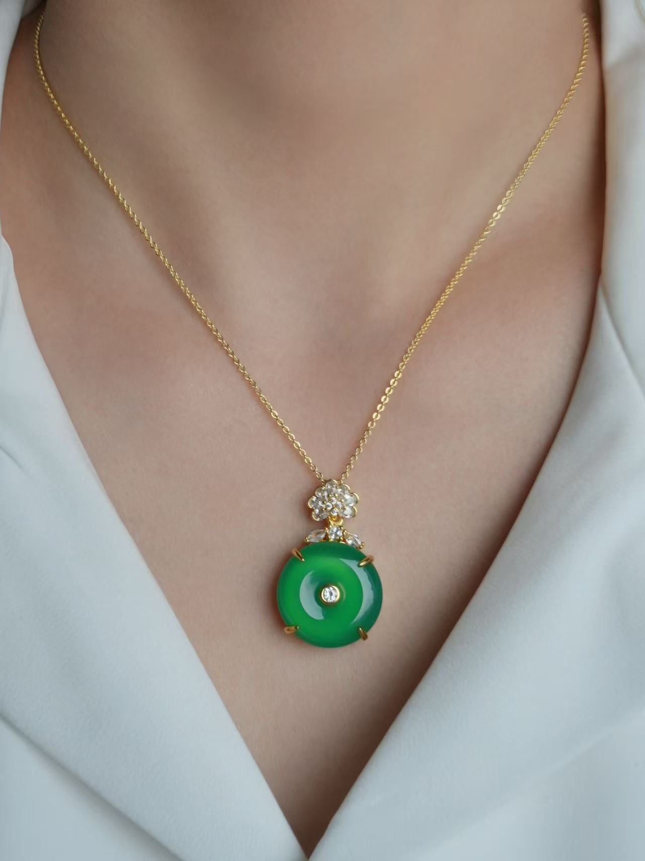 Green Amber Spirit Diamond