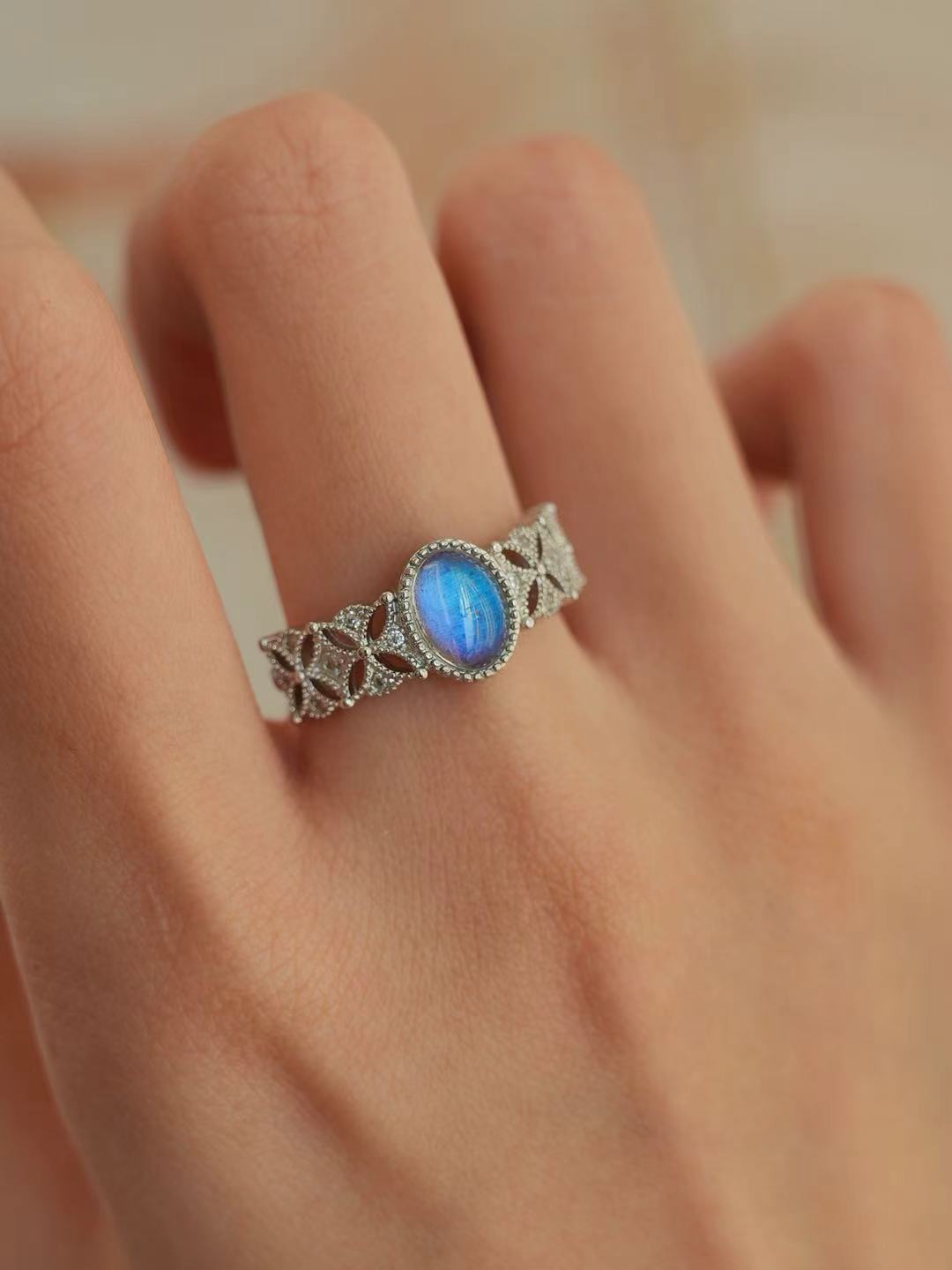 Blue Morpho Butterfly Ring - Morpho Radiance