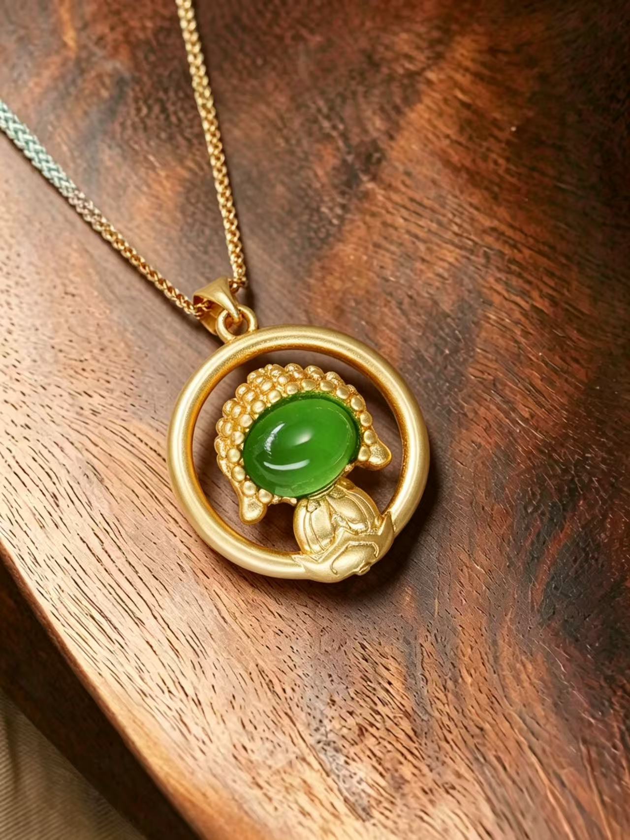 Chalcedony Necklace - Fortune, Prosperity, and Longevity Collection