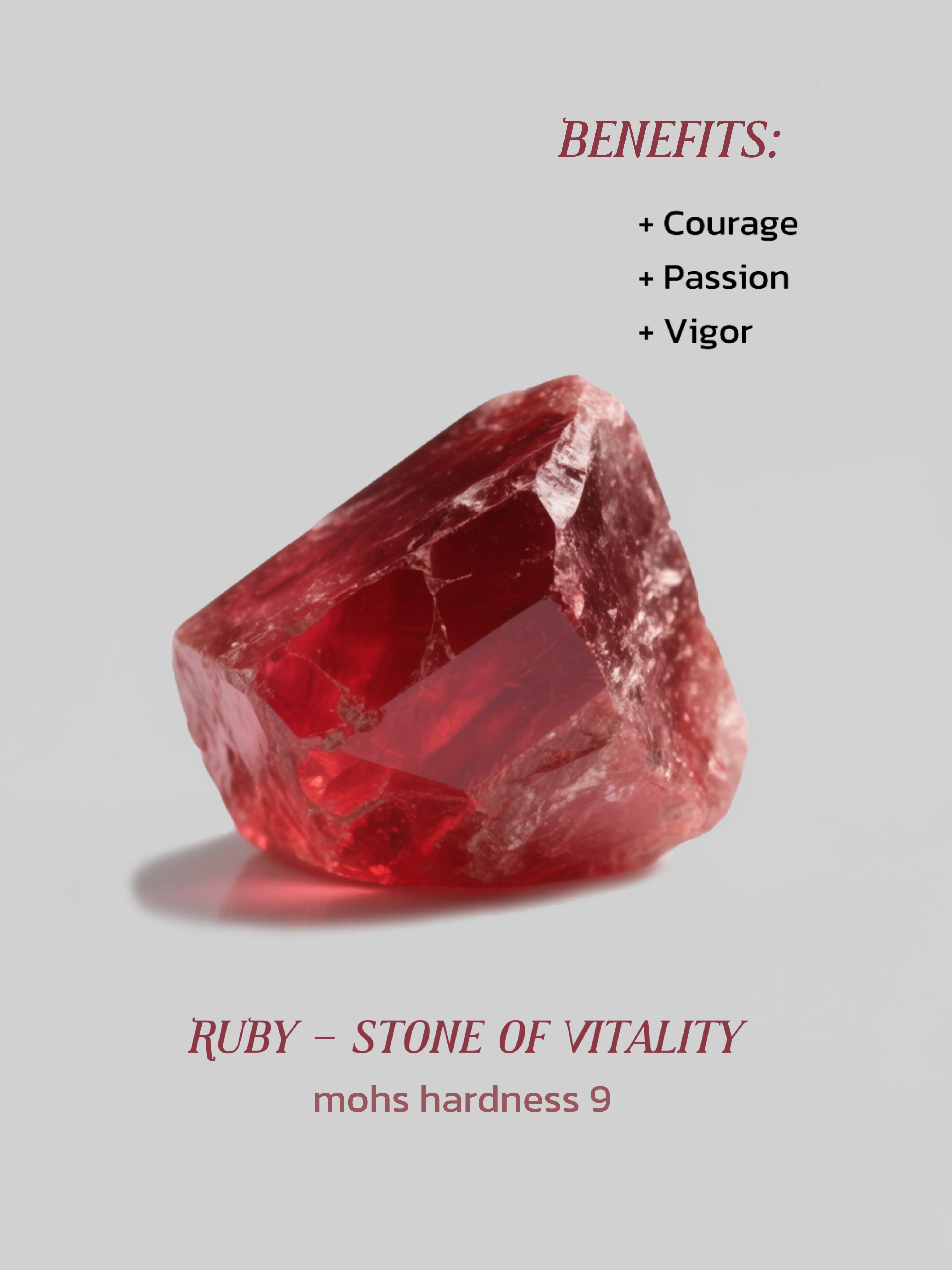 Rolling Ruby Necklace