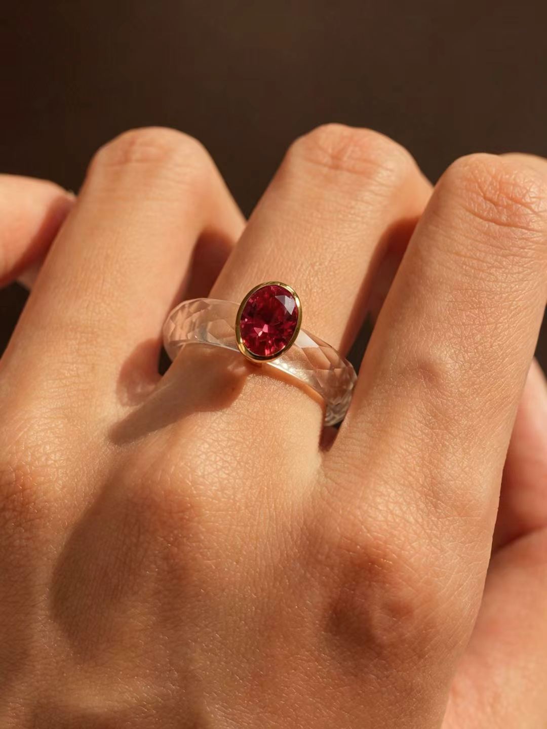 Aura Vitality Ruby White Sapphire