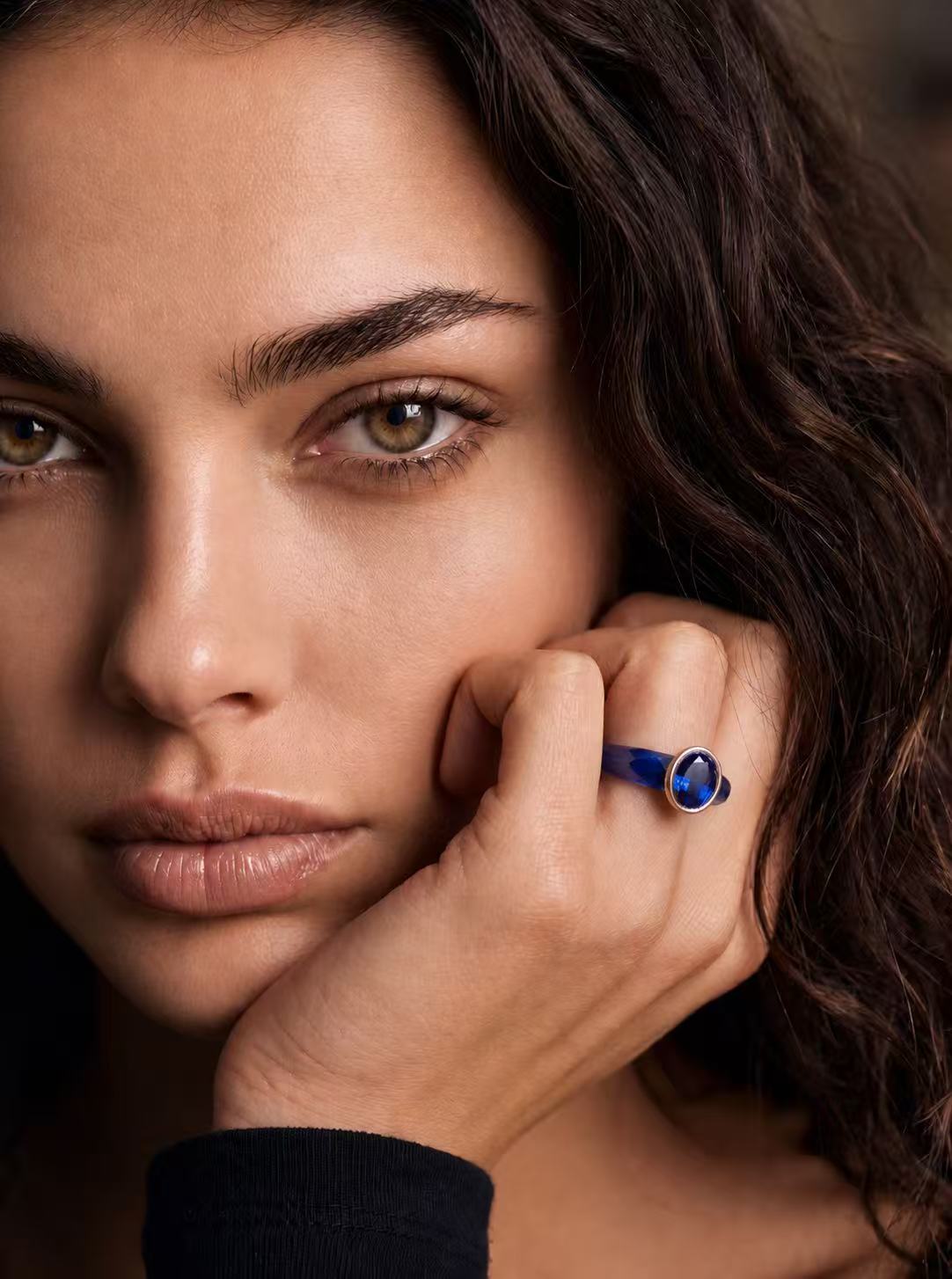 Sapphire+Ruby/Sapphire/Emerald-PRO 360-Degree Faceted Ring