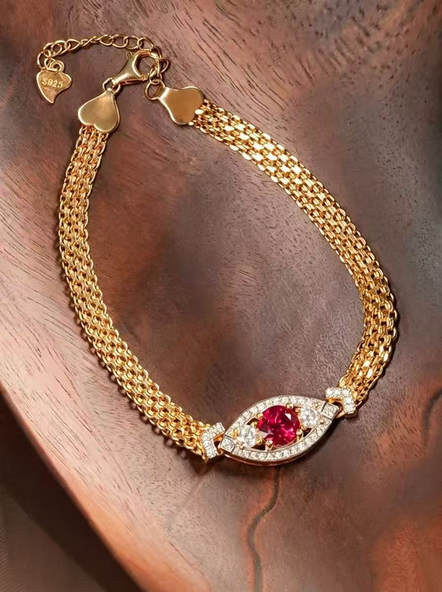 Ruby Bracelet - Blazing Heart's Eye
