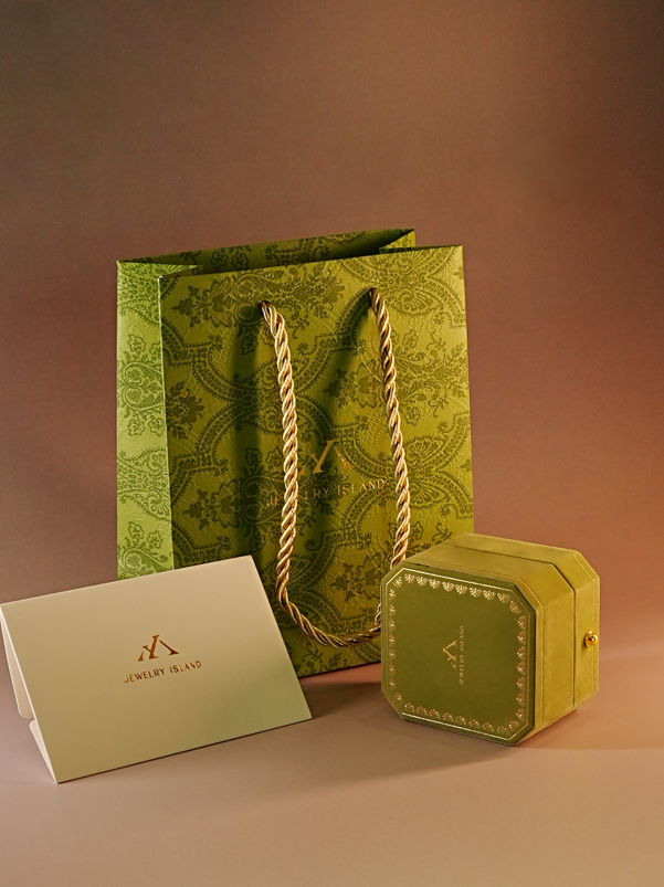 Suede jewelry box + Handbag + Silver polishing cloth-JewelryIsland