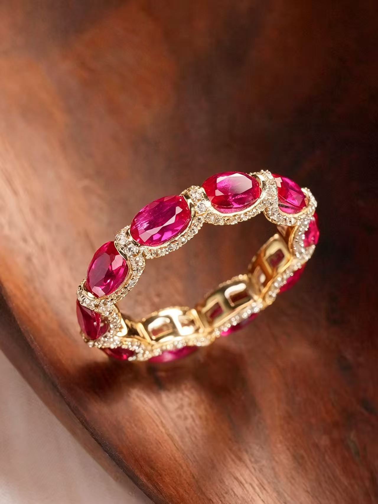 Oval Brilliant Cut Ruby Ring - Supernova Waltz