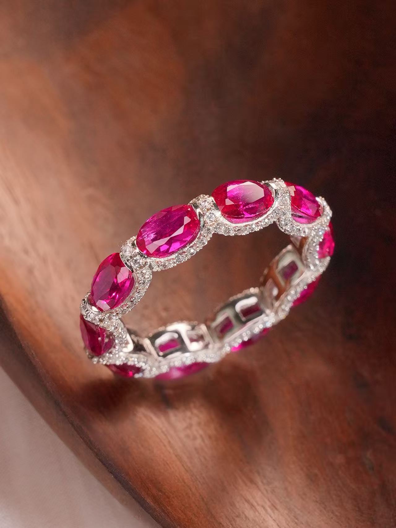 Oval Brilliant Cut Ruby Ring - Supernova Waltz