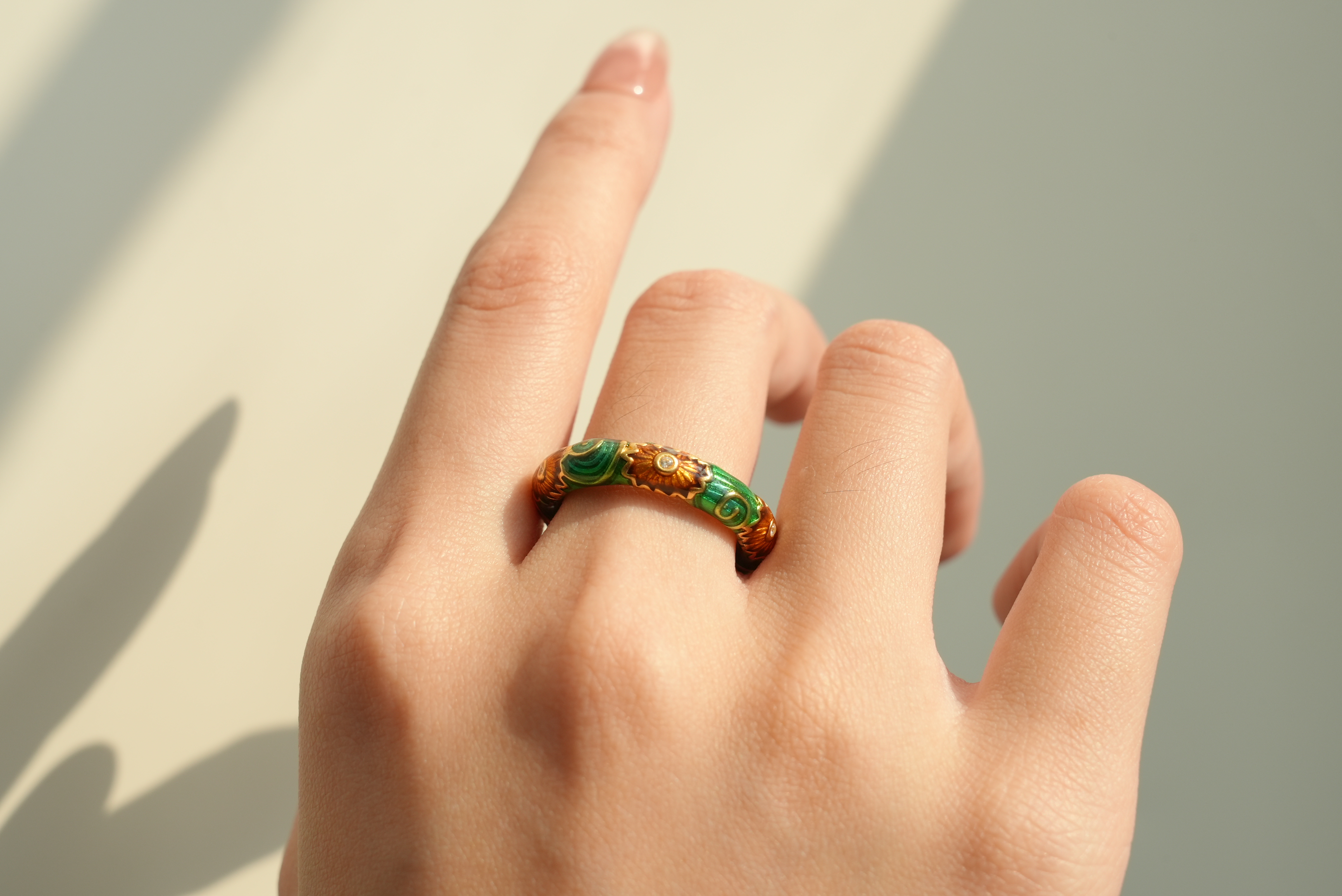 Van Gogh's Beloved - Sunflower Ring